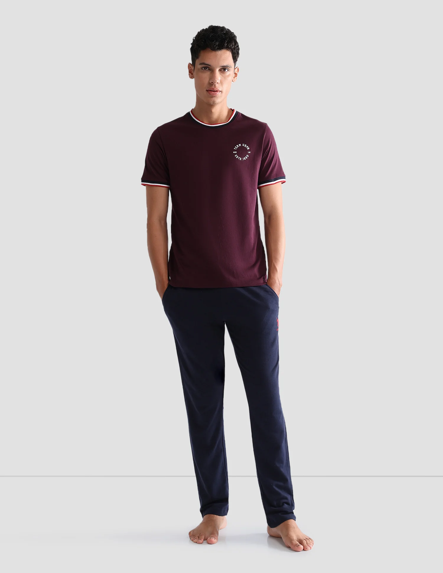Comfort Fit Pure Cotton OEE01 Lounge T-Shirt - Pack Of 2 - Image 4