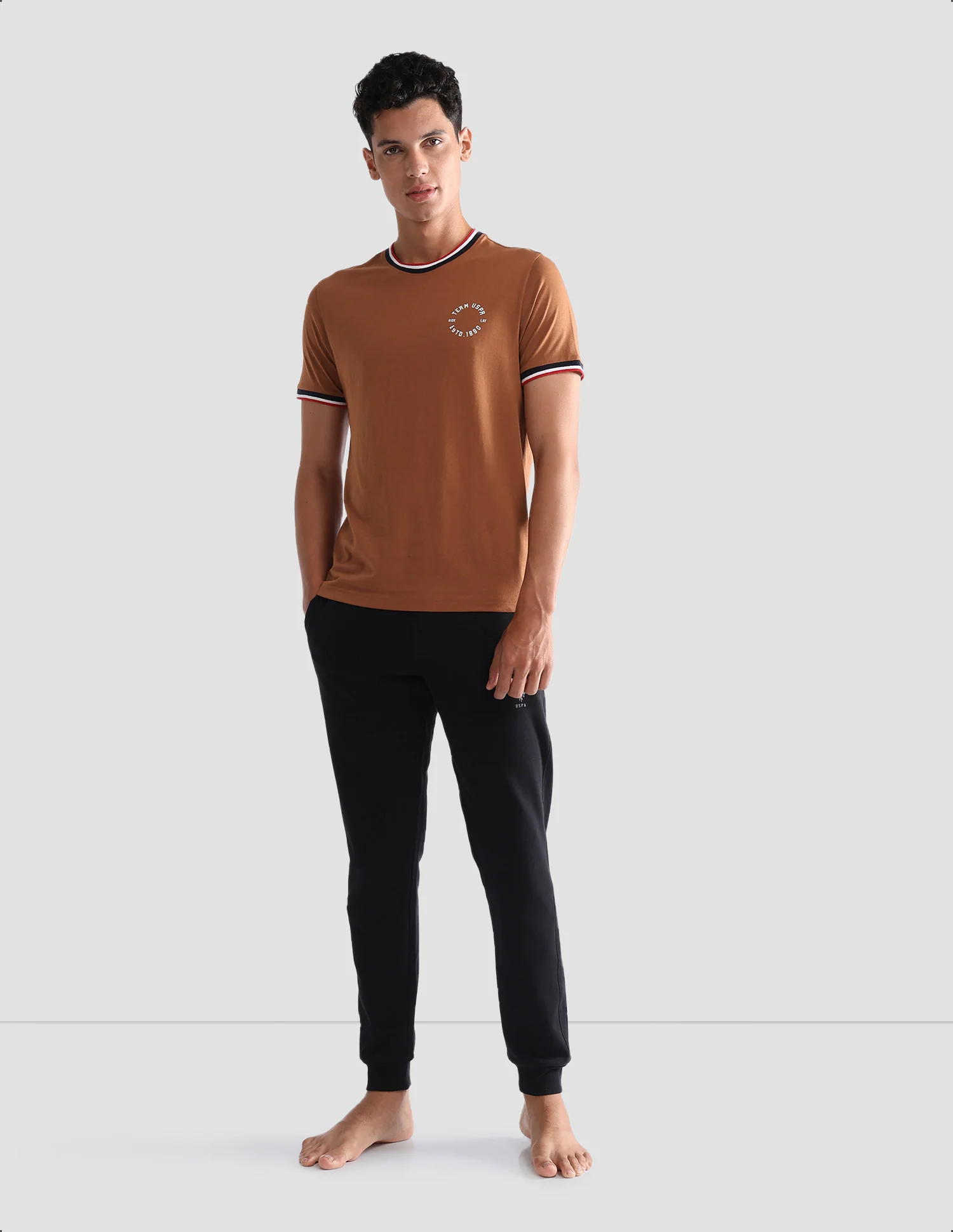 Comfort Fit Pure Cotton OEE01 Lounge T-Shirt - Pack Of 2 - Image 4