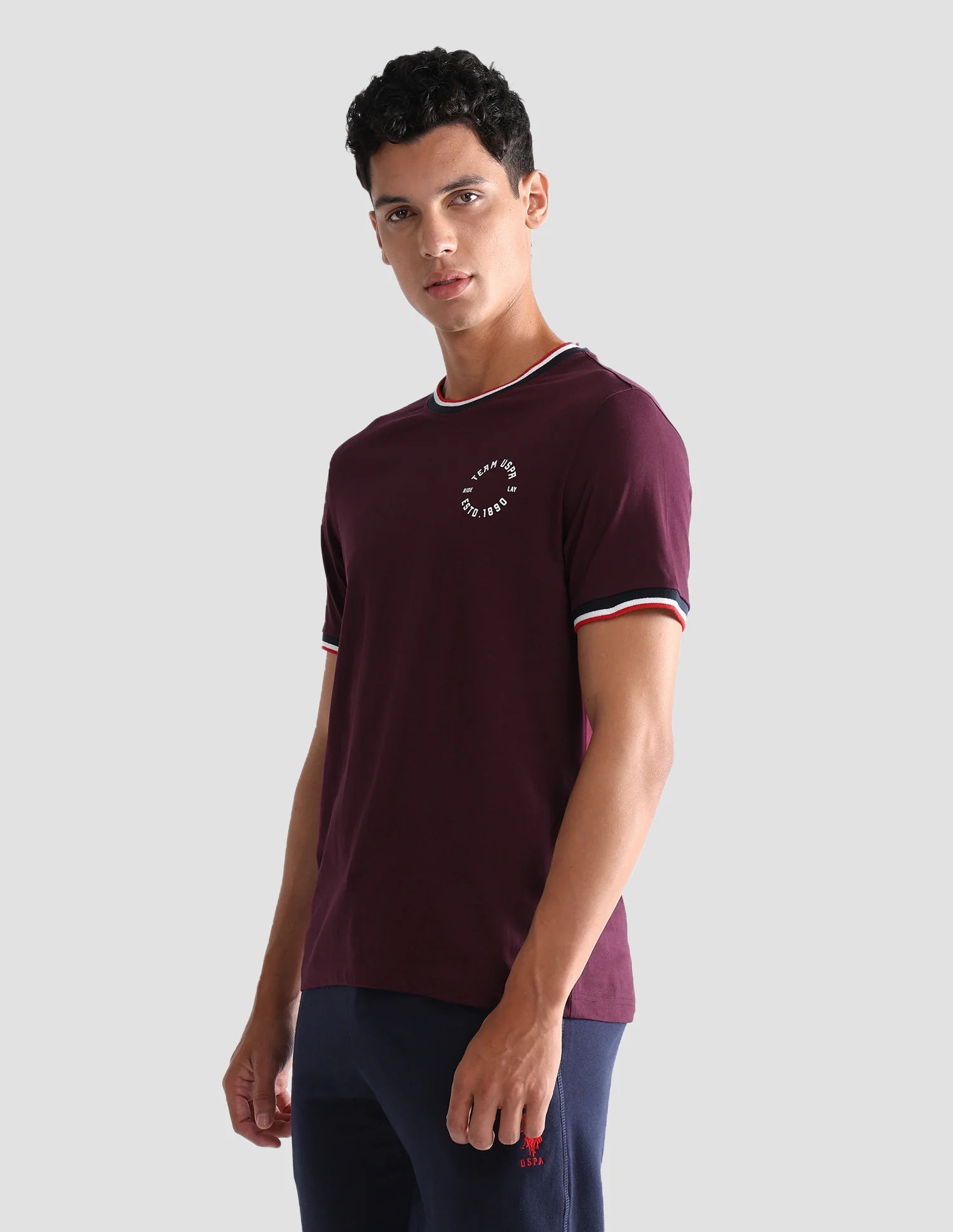 Comfort Fit Pure Cotton OEE01 Lounge T-Shirt - Pack Of 2 - Image 5