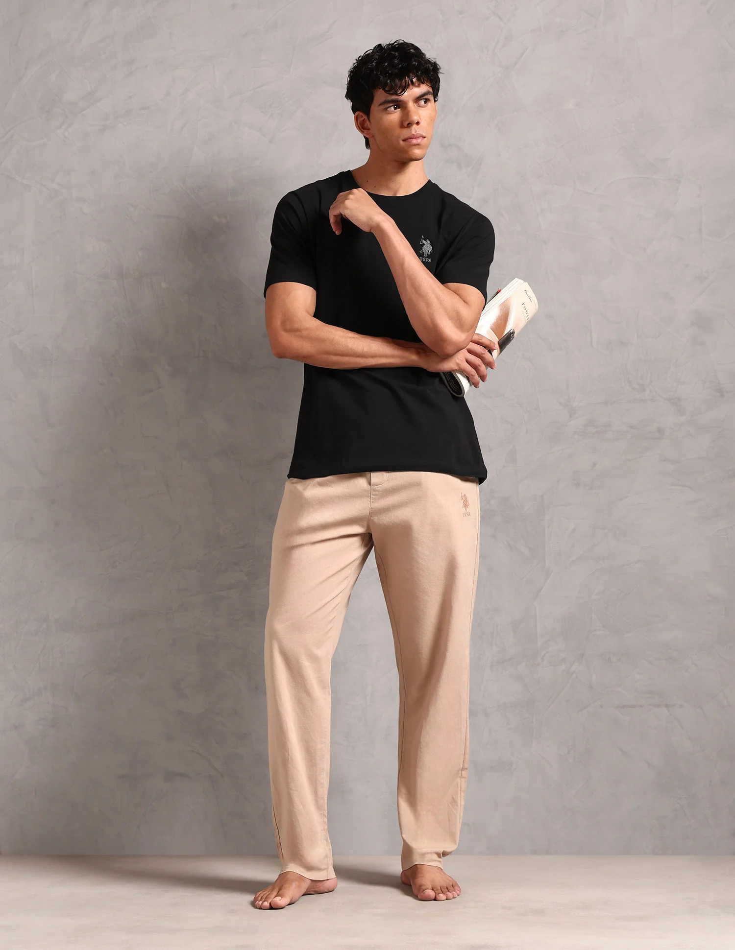 Comfort Fit Pure Cotton OEE12 Lounge T-Shirt - Pack Of 1 - Image 3