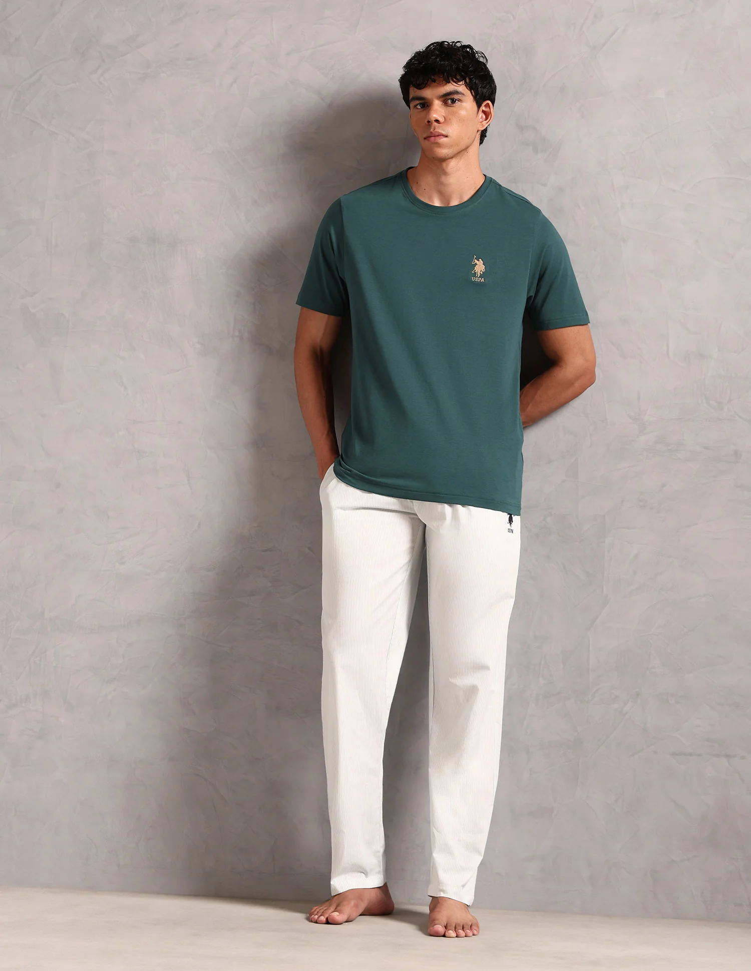 Comfort Fit Pure Cotton OEE12 Lounge T-Shirt - Pack Of 1 - Image 3