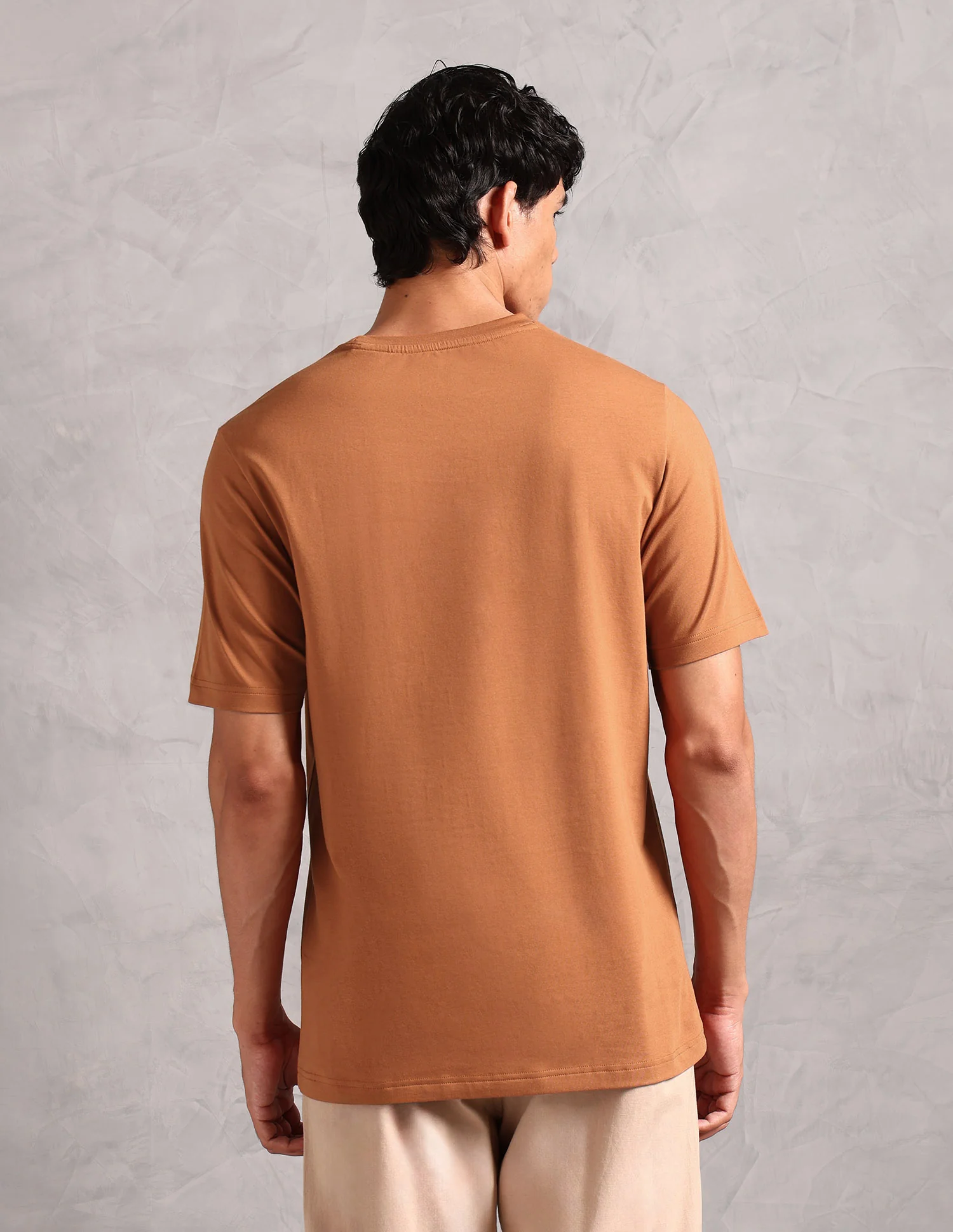 Comfort Fit Pure Cotton OEE12 Lounge T-Shirt - Pack Of 1 - Image 5