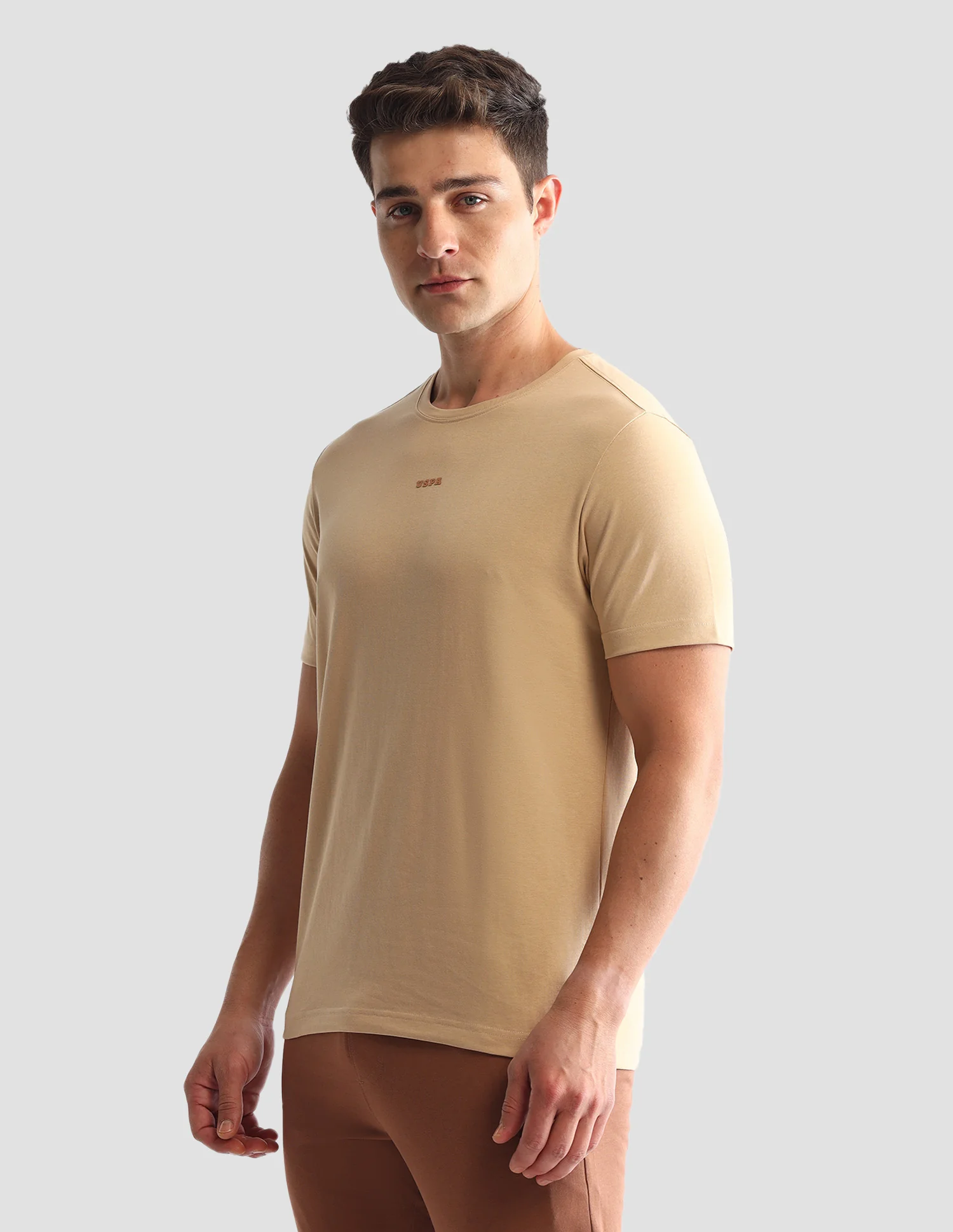 Comfort Fit Round Neck Loungewear T-Shirt - Image 4