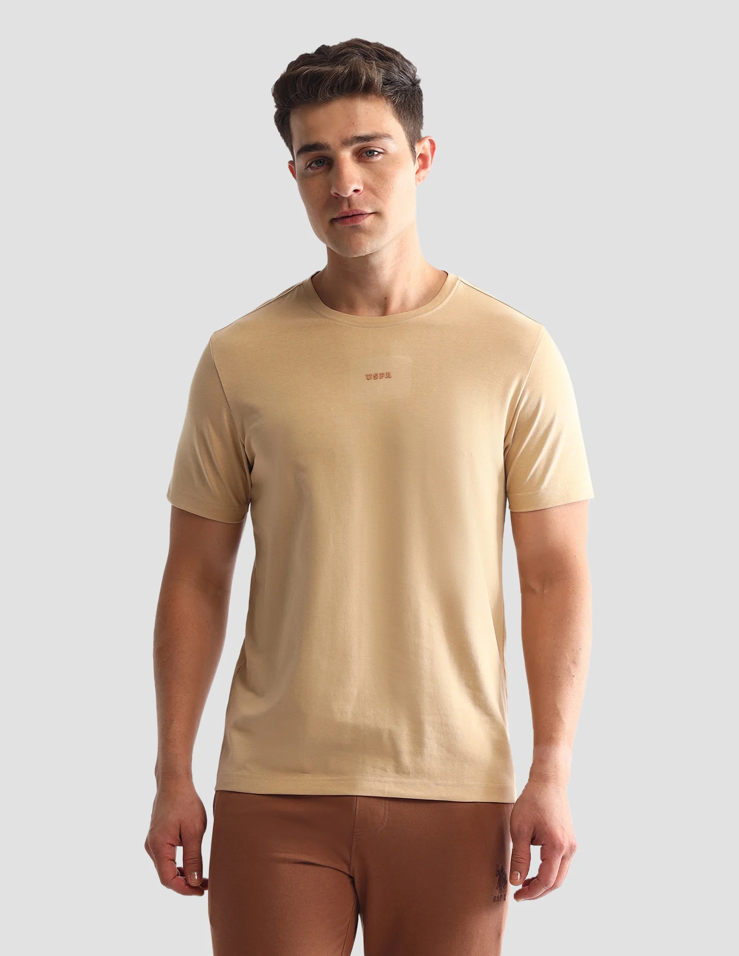 Comfort Fit Round Neck Loungewear T-Shirt - Image 6