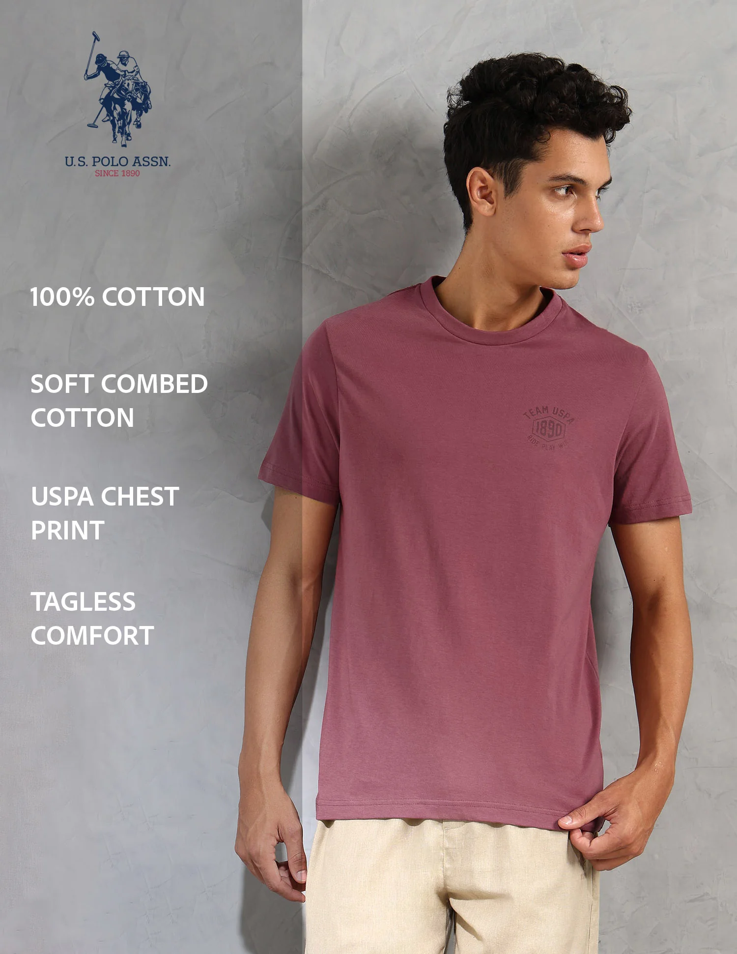 Comfort Fit Solid Cotton IYAL Lounge T-Shirt - Pack Of 2 - Image 12