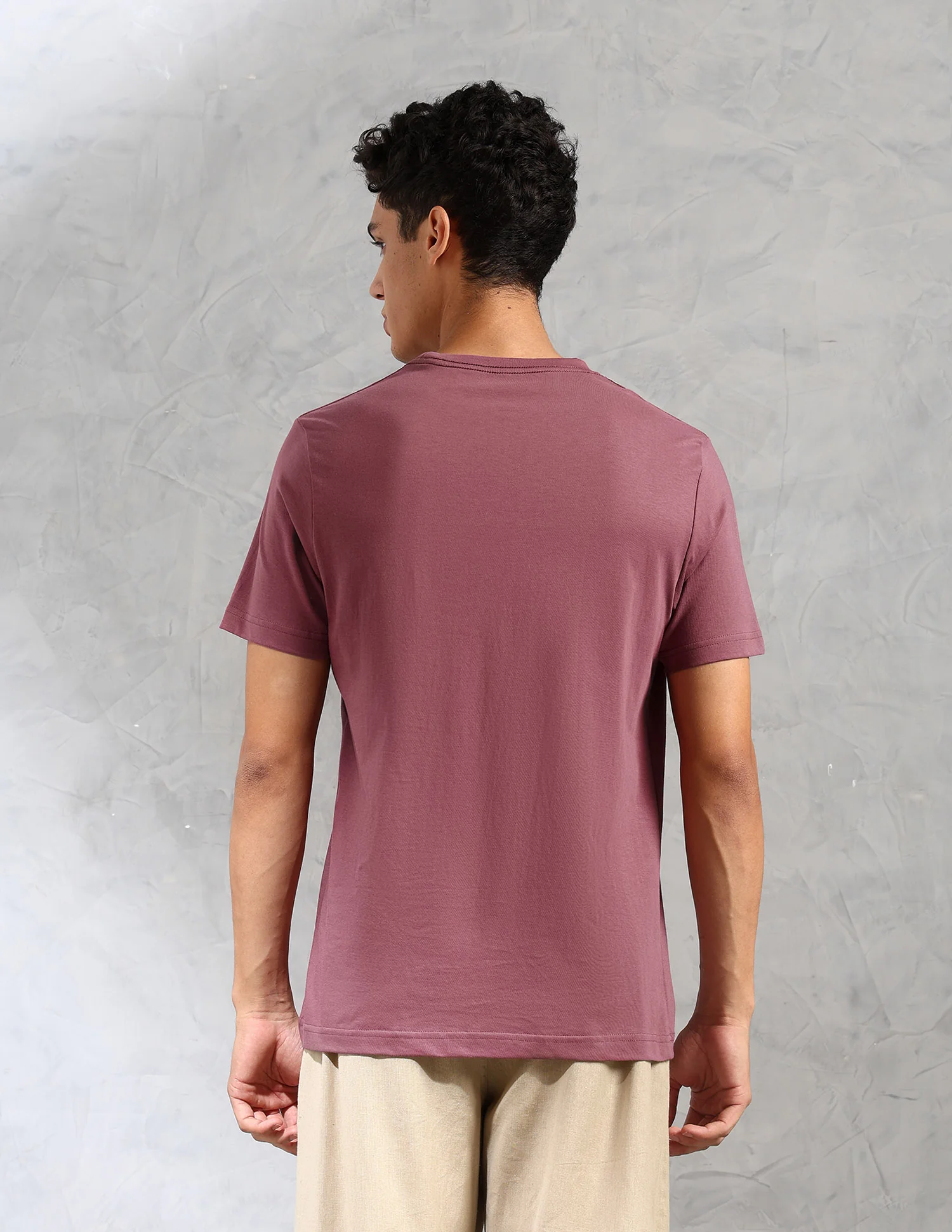 Comfort Fit Solid Cotton IYAL Lounge T-Shirt - Pack Of 2 - Image 6