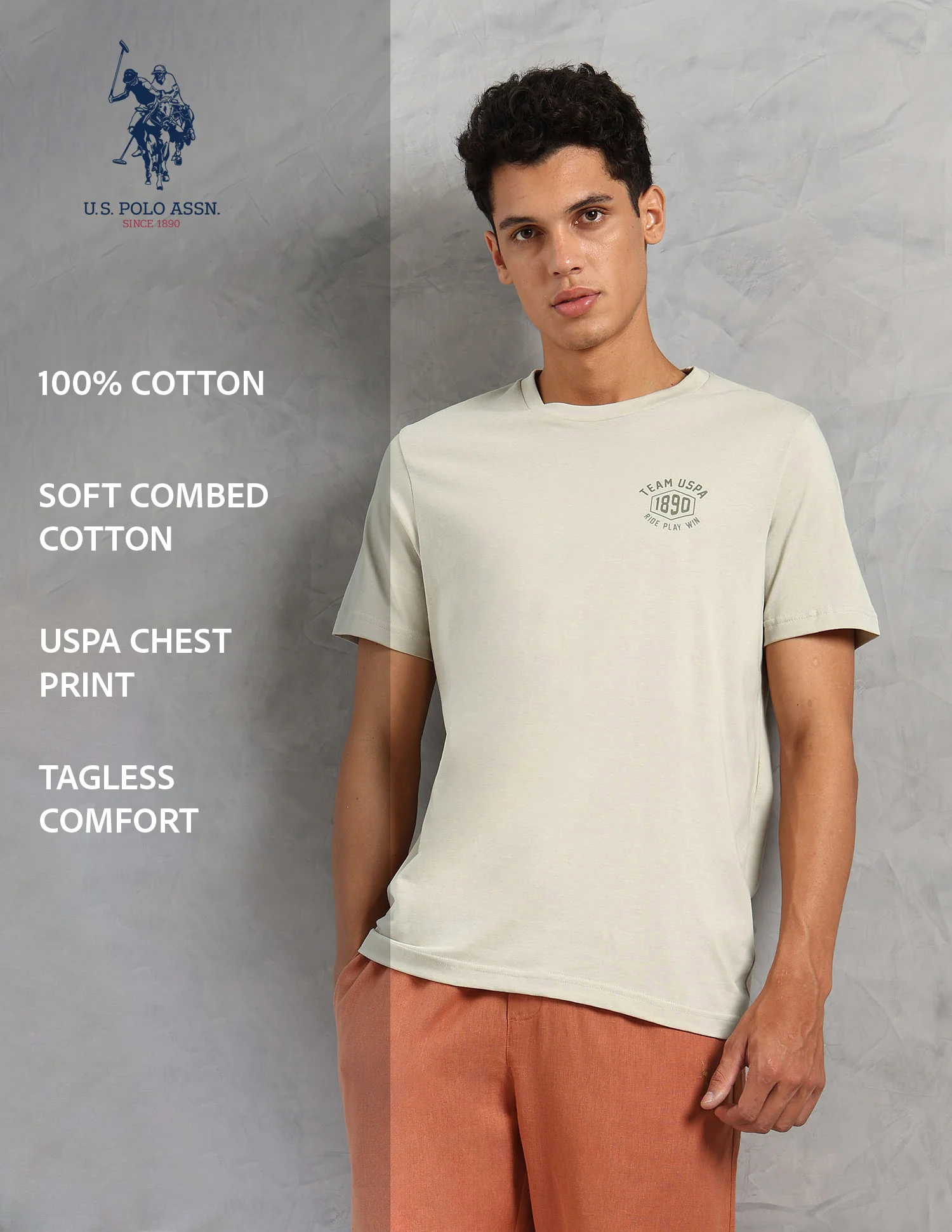 Comfort Fit Solid Cotton IYAL Lounge T-Shirt - Pack Of 2 - Image 12