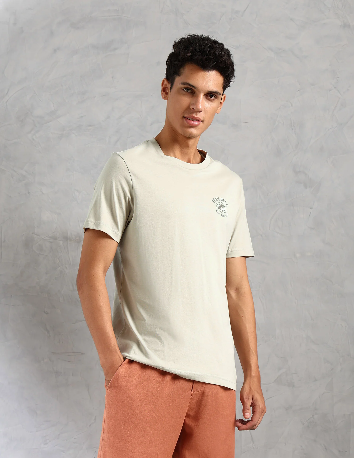 Comfort Fit Solid Cotton IYAL Lounge T-Shirt - Pack Of 2 - Image 5