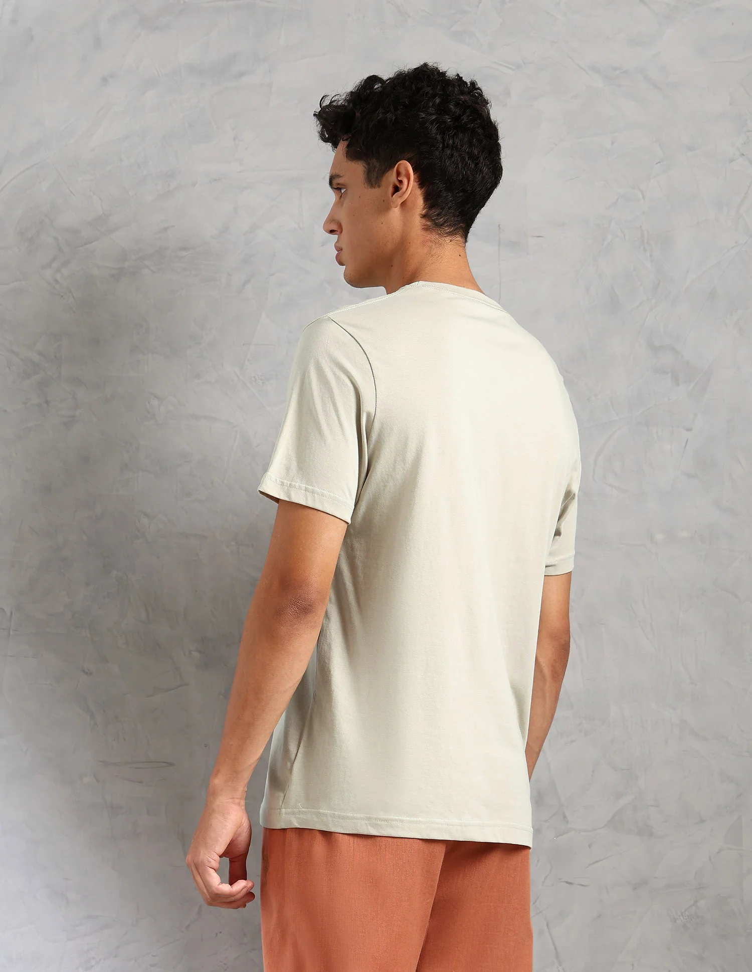 Comfort Fit Solid Cotton IYAL Lounge T-Shirt - Pack Of 2 - Image 6