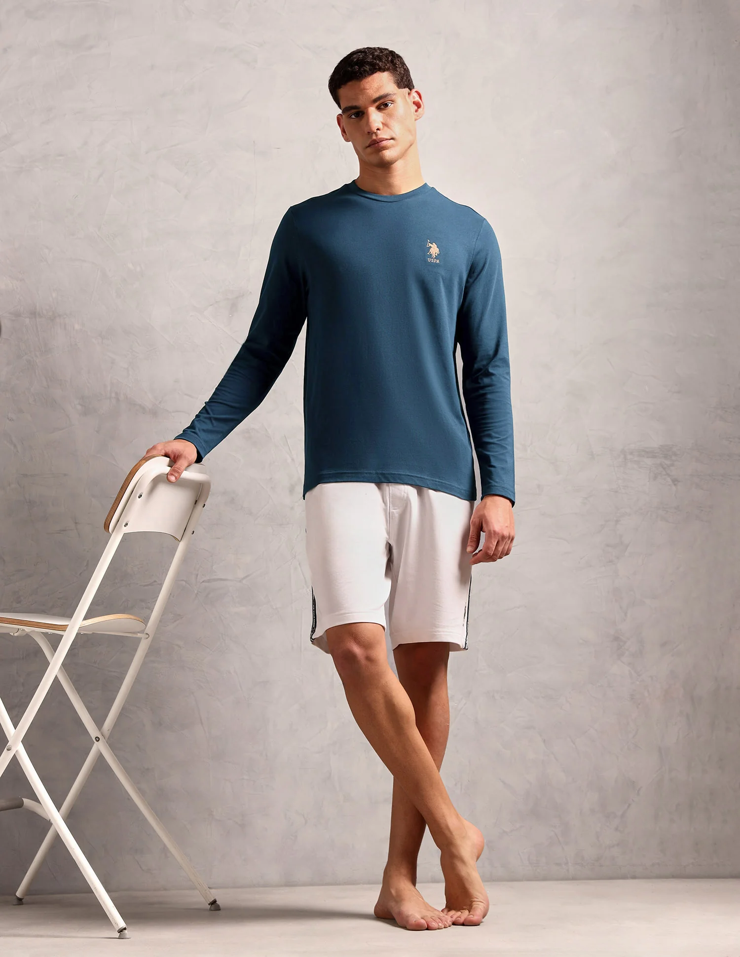 Comfort Fit Solid I693 Lounge T-Shirt - Pack Of 1 - Image 3