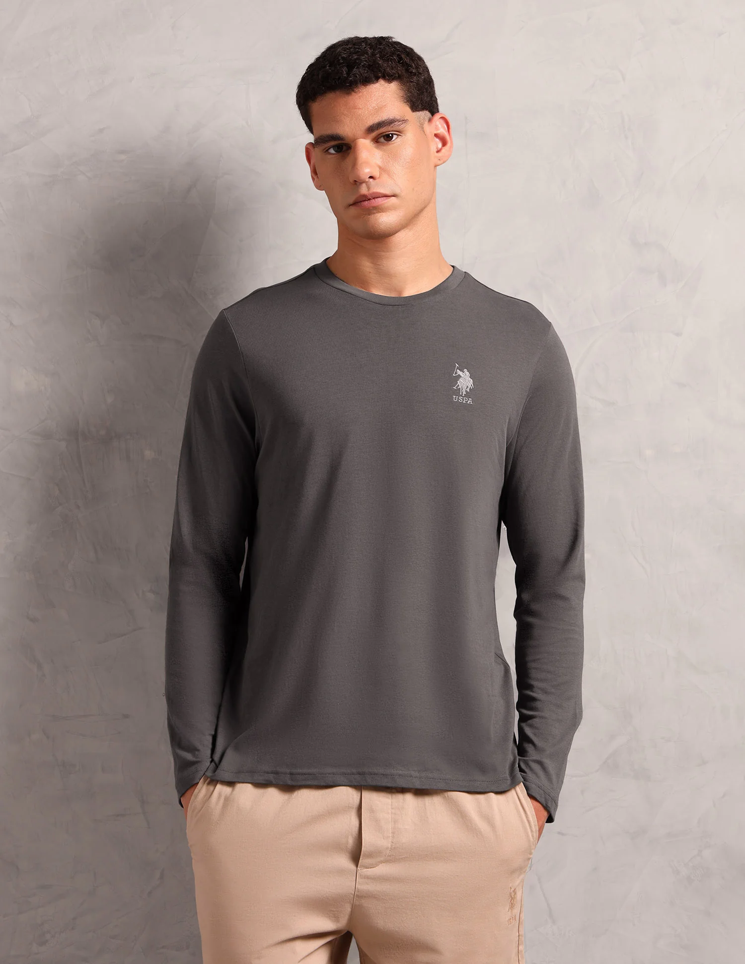 Comfort Fit Solid I693 Lounge T-Shirt - Pack Of 1 - Image 6