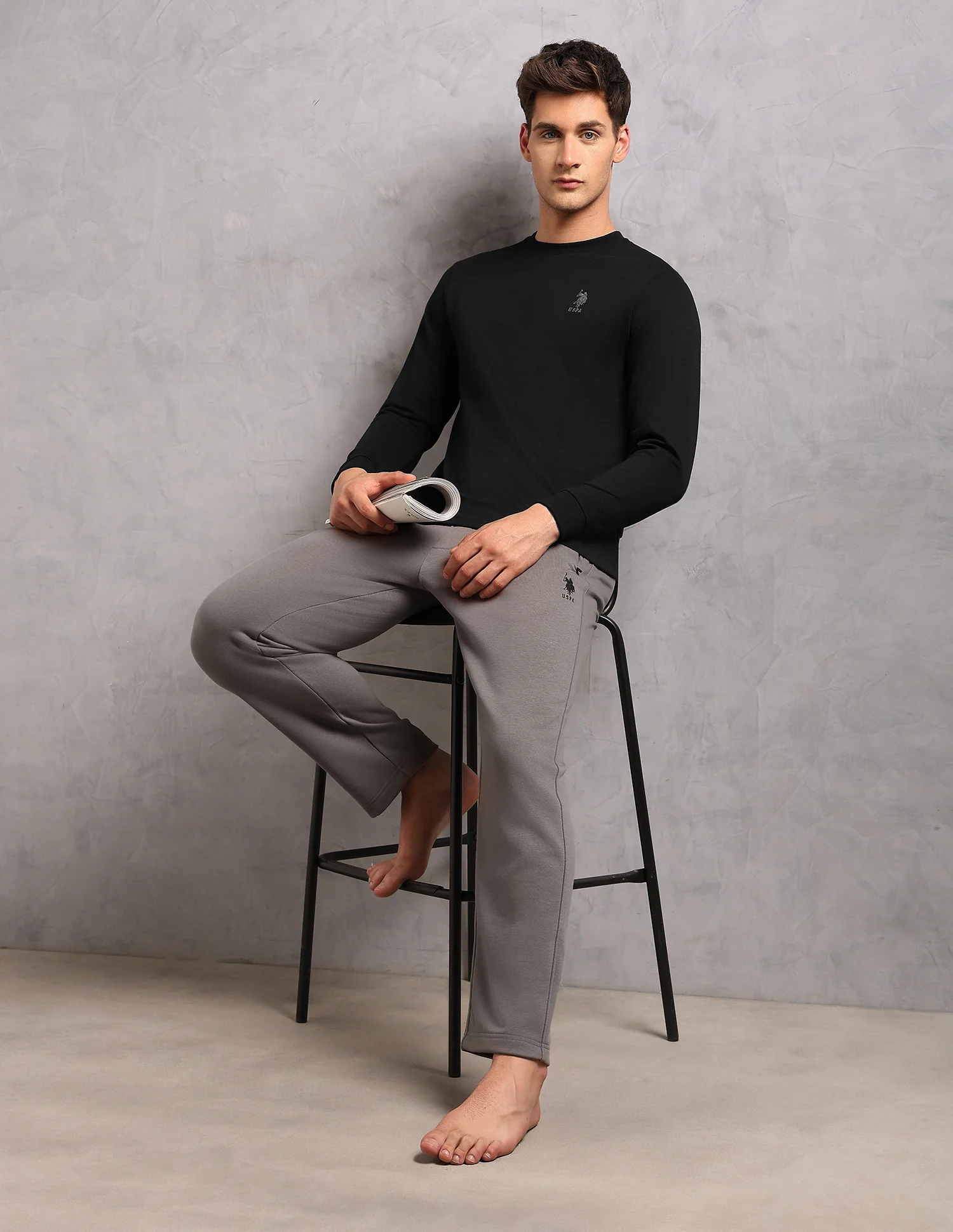Comfort Fit Solid OEE14 Lounge T-Shirt - Pack Of 1 - Image 3
