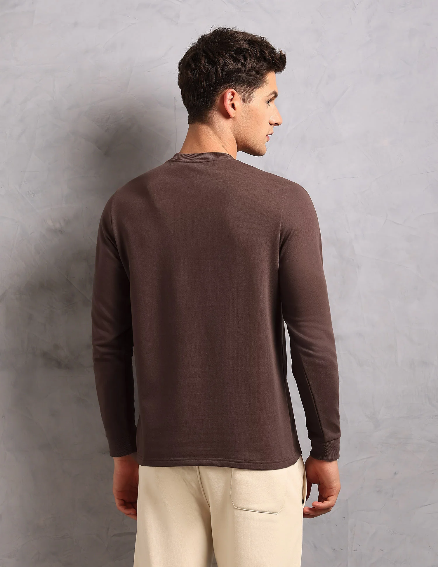 Comfort Fit Solid OEE14 Lounge T-Shirt - Pack Of 1 - Image 5