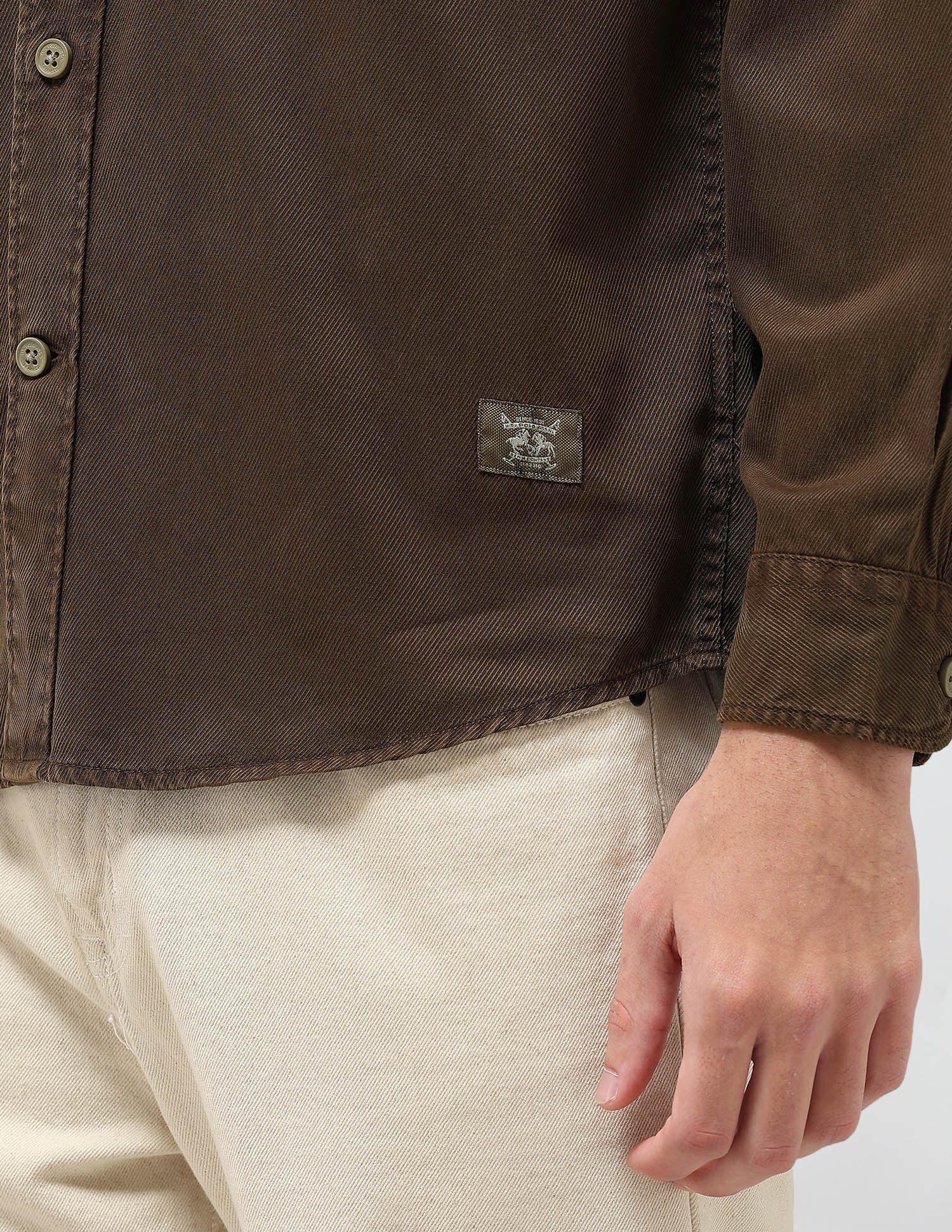 Comfort Fit Twill Shirt - Image 9