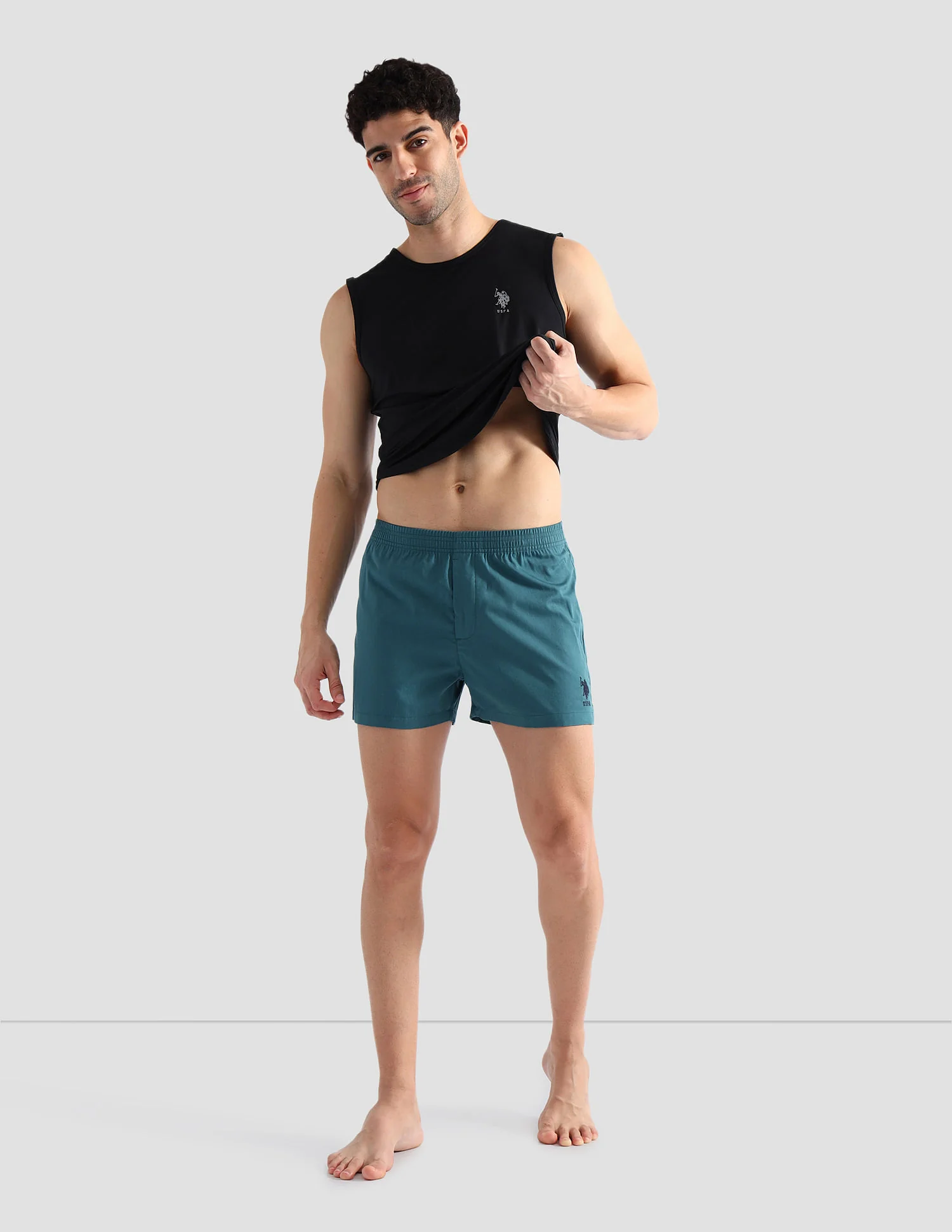 Comfort Regular Fit Solid OEX08 Boxers - Pack of 2 - Image 4