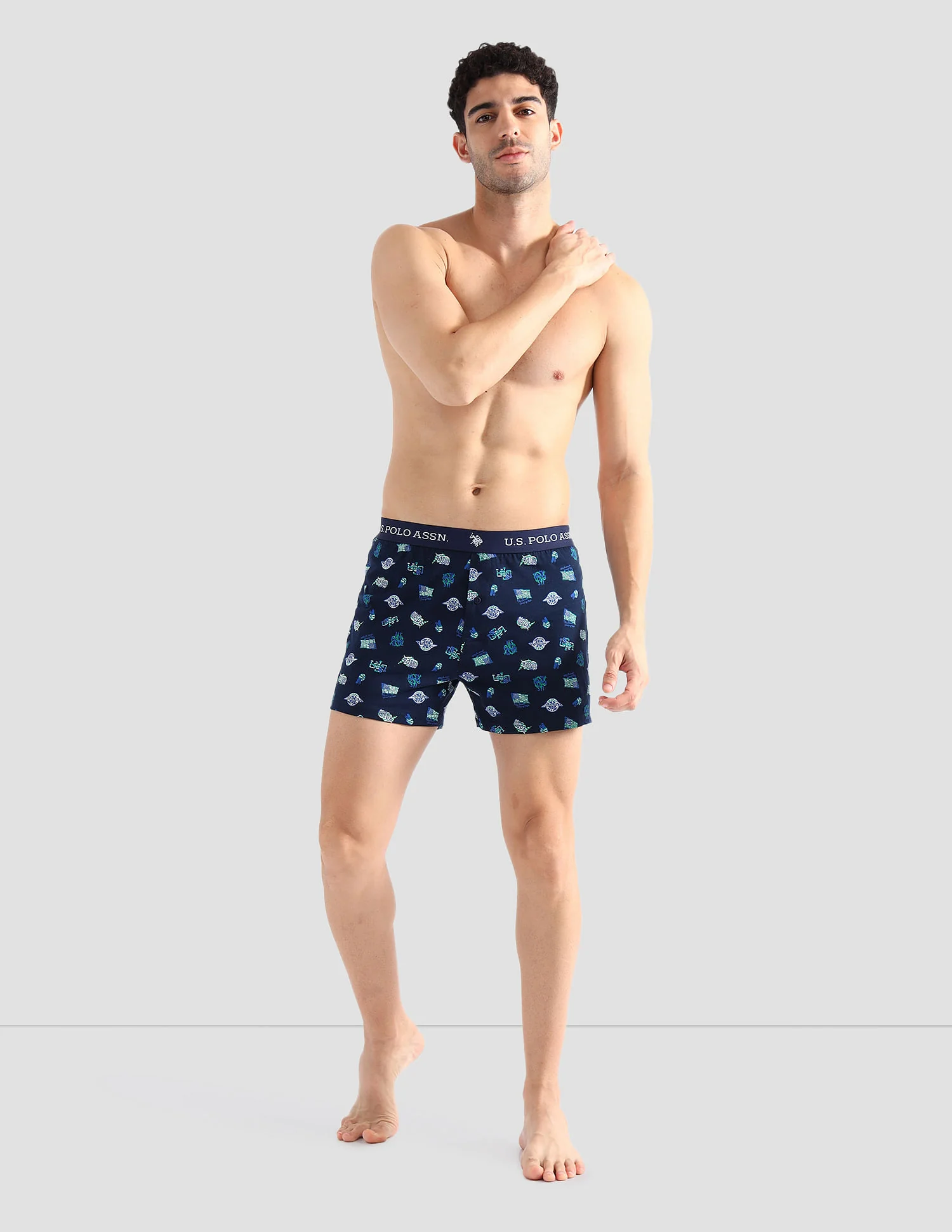 Comfort Regular Fit Solid OEX09 Boxers - Pack of 2 - Image 4