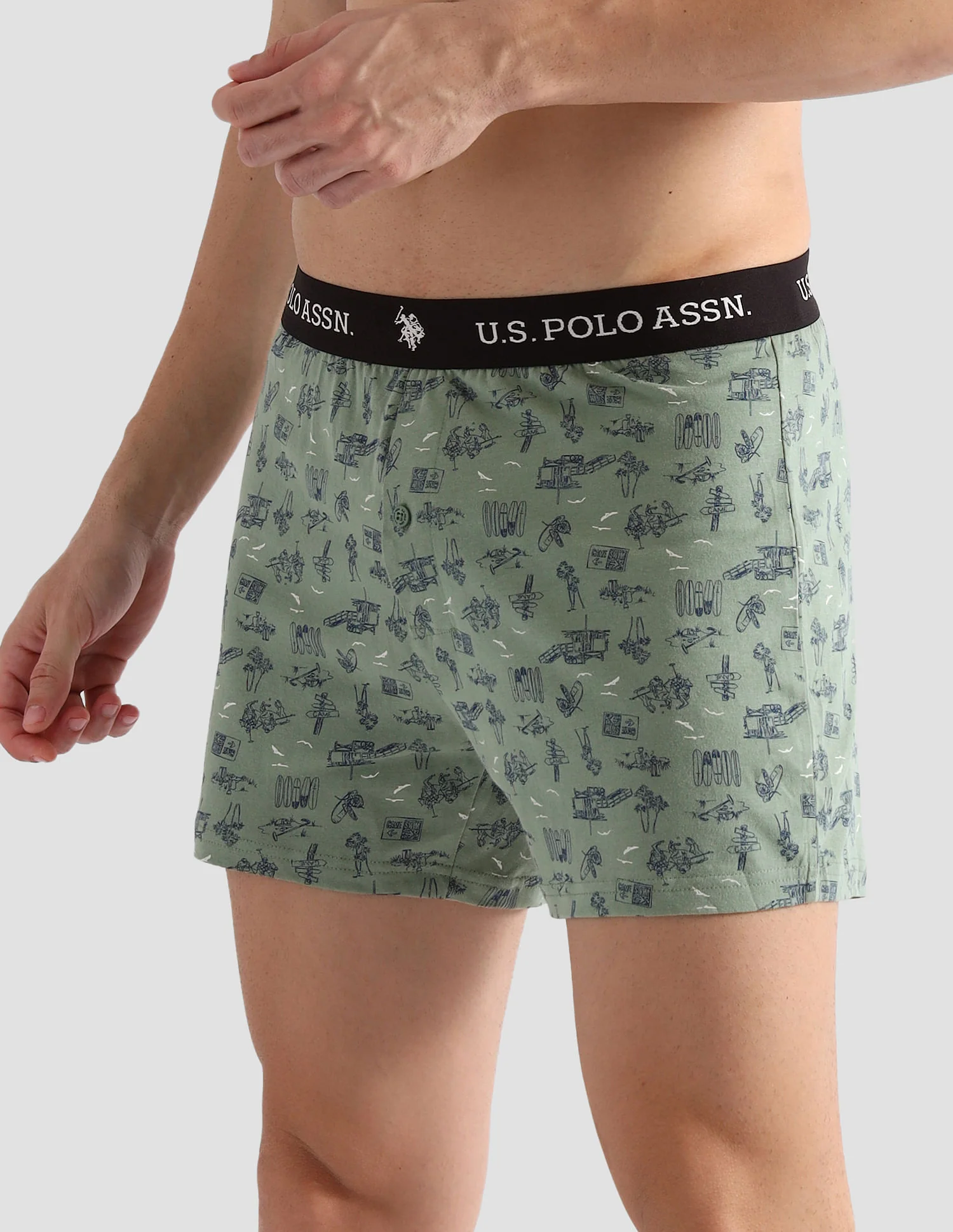 Comfort Regular Fit Solid OEX09 Boxers - Pack of 2 - Image 5