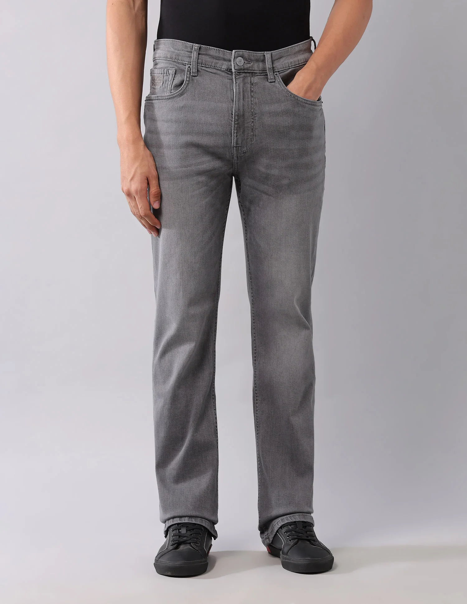 Conno Bootcut Grey Jeans - Image 6