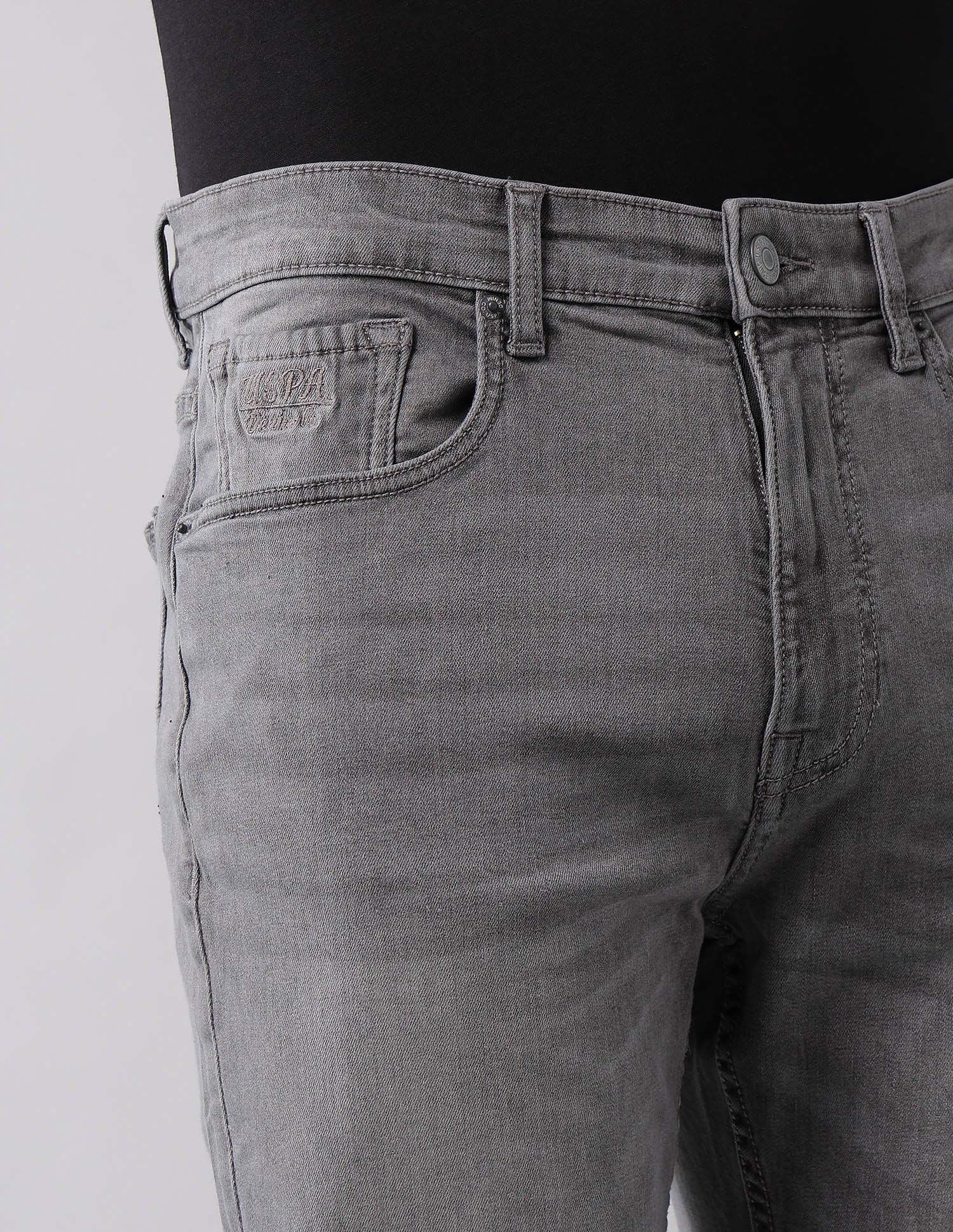 Conno Bootcut Grey Jeans - Image 7