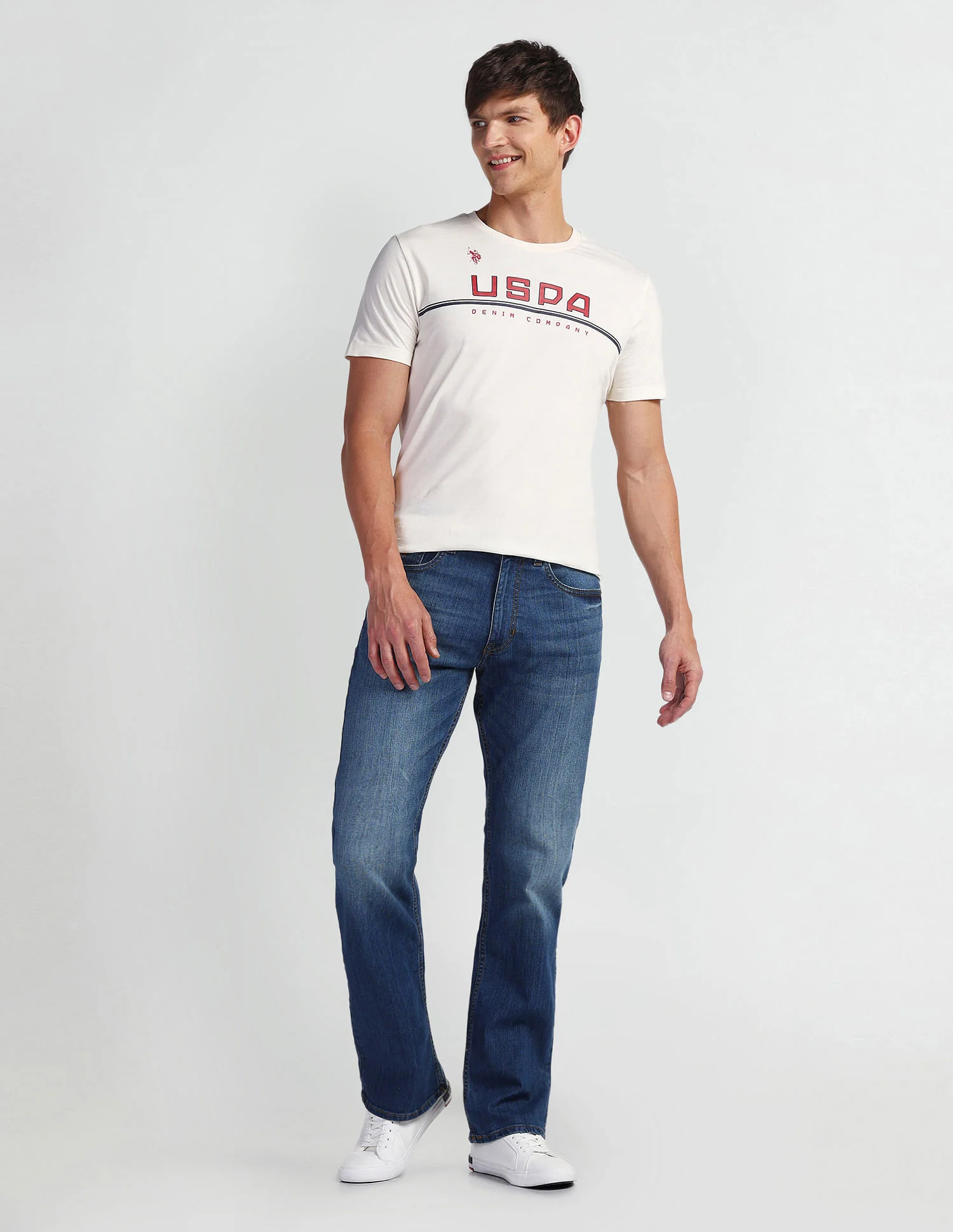 Connor Boot Cut Blue Jeans - Image 3