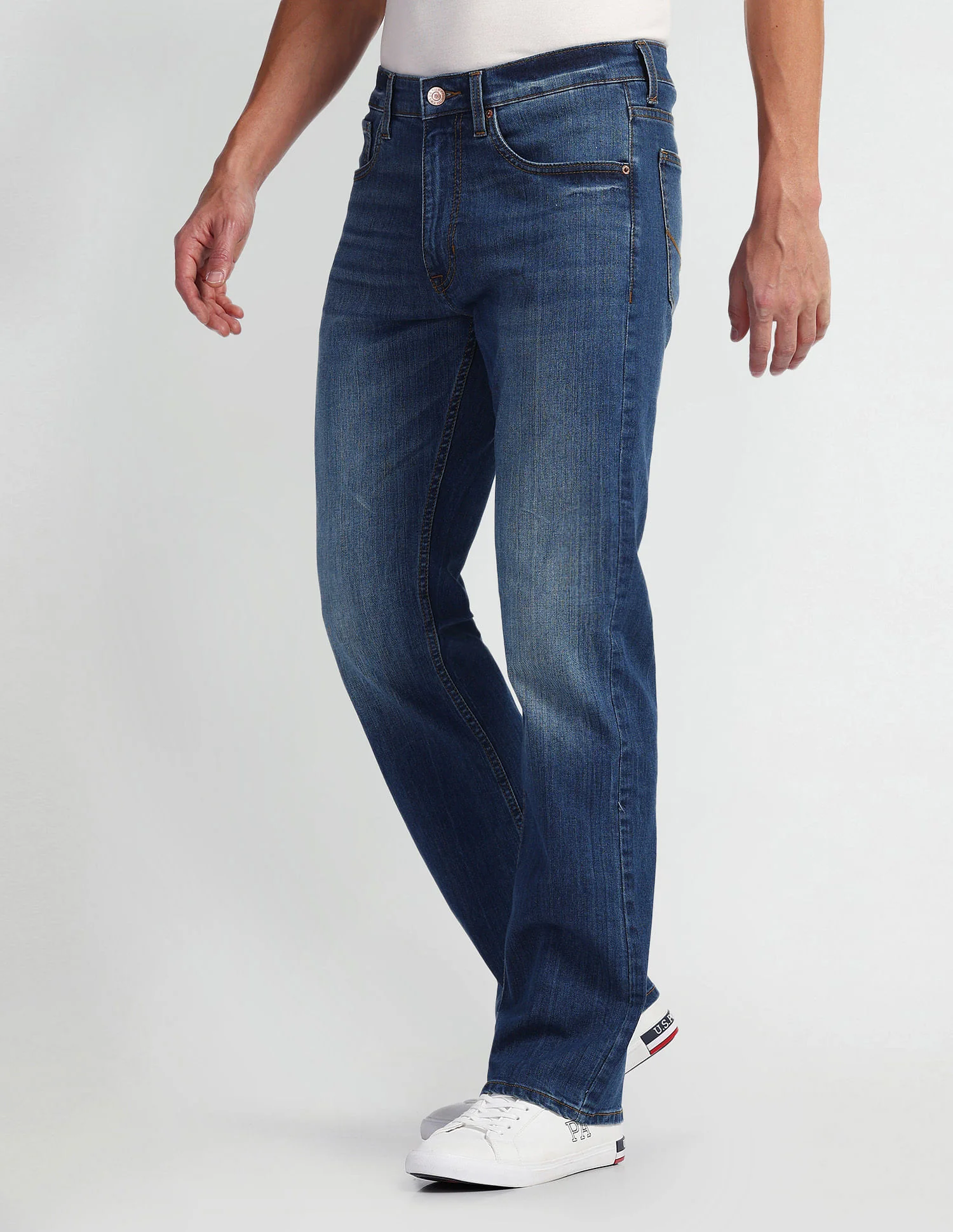 Connor Boot Cut Blue Jeans - Image 4