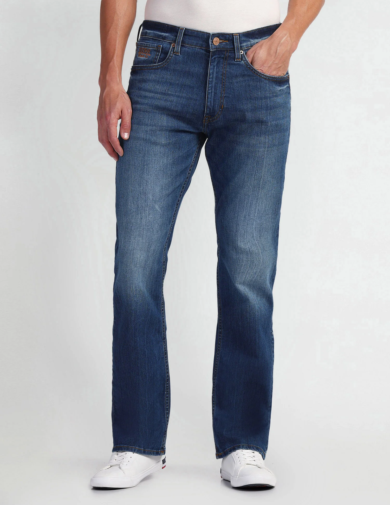 Connor Boot Cut Blue Jeans - Image 6