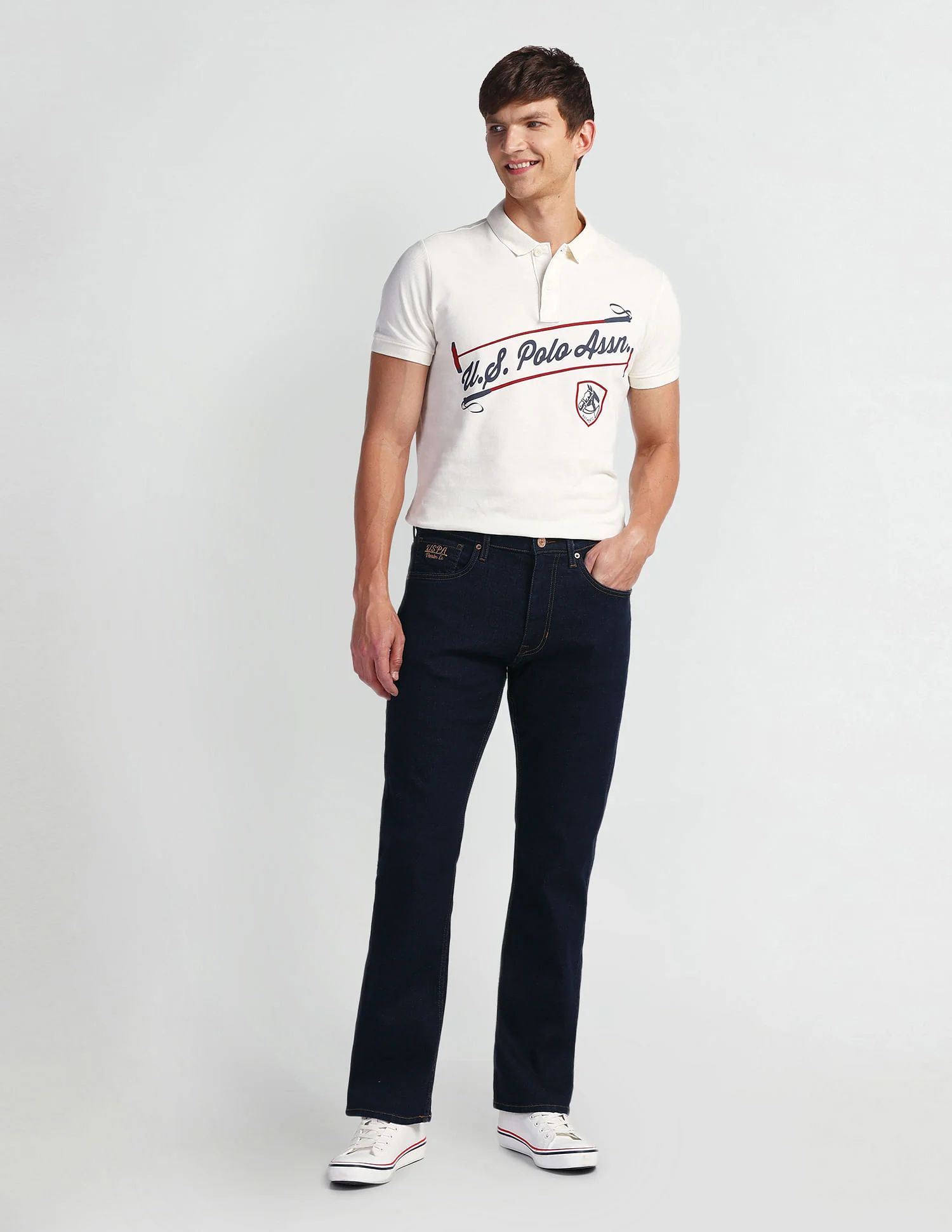 Connor Boot Cut Blue Jeans - Image 3