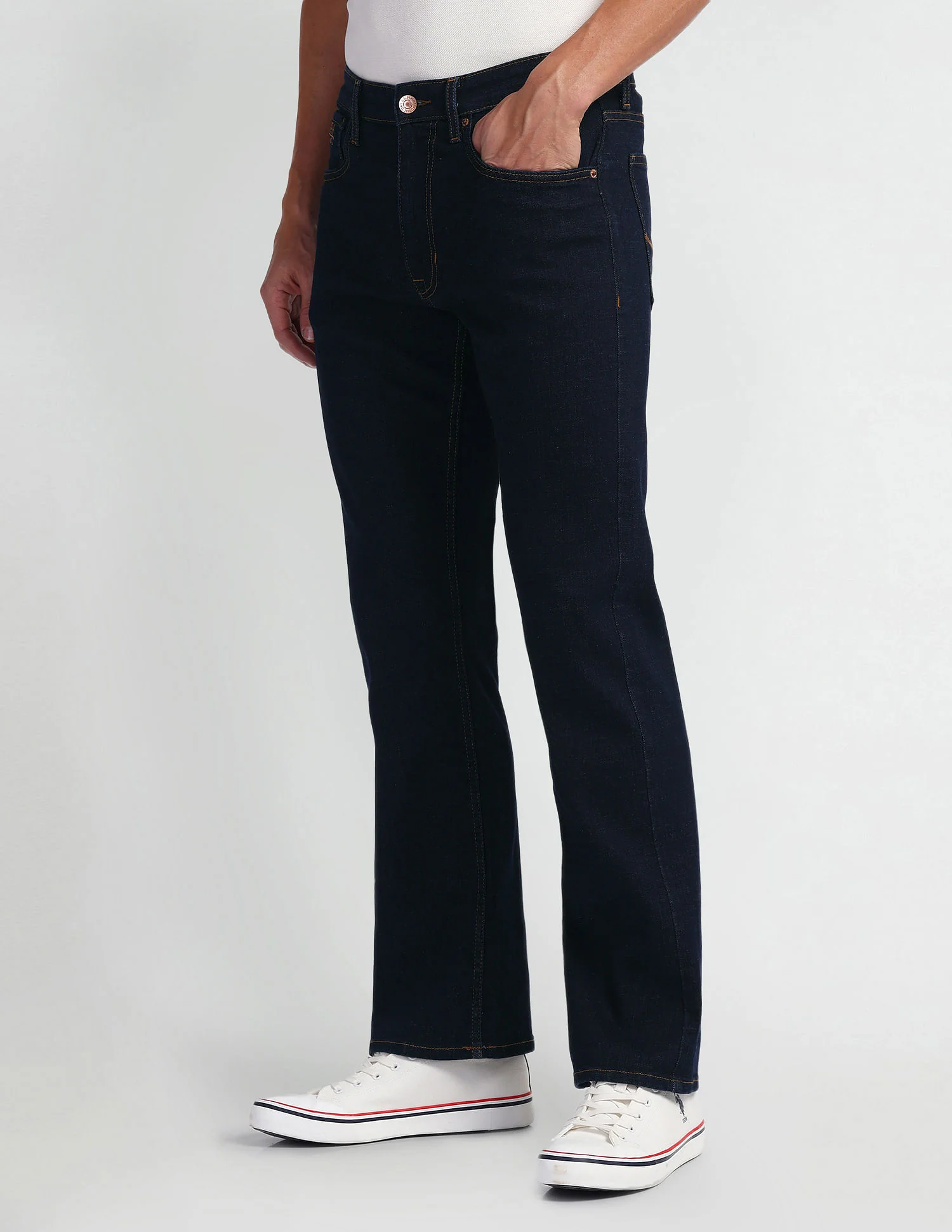Connor Boot Cut Blue Jeans - Image 4