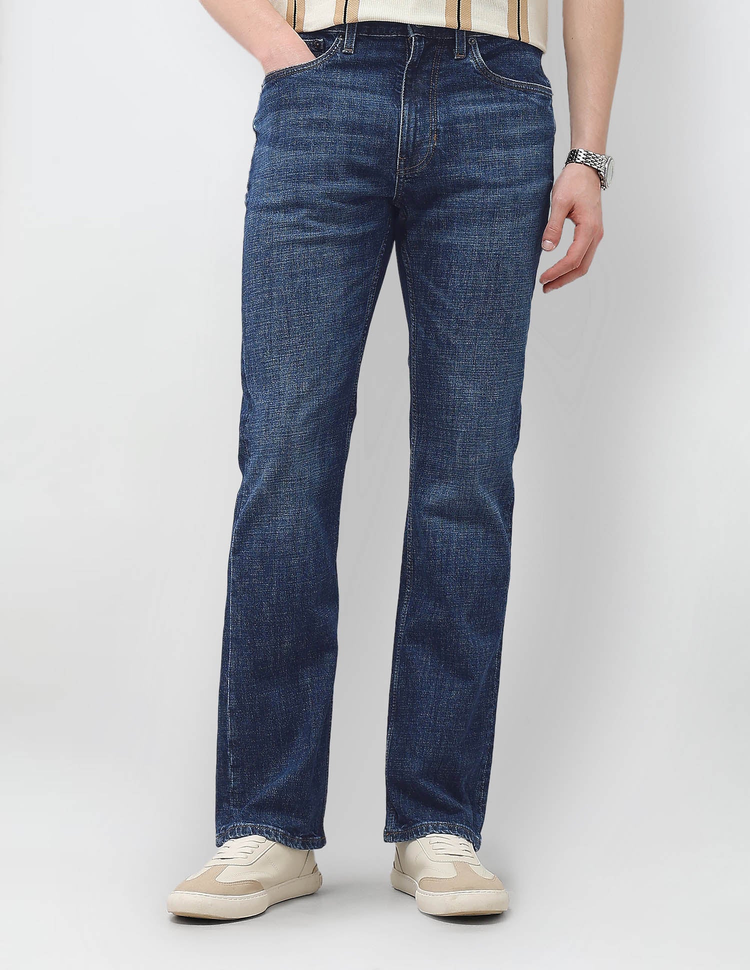 Connor Boot Cut Fit Blue Jeans