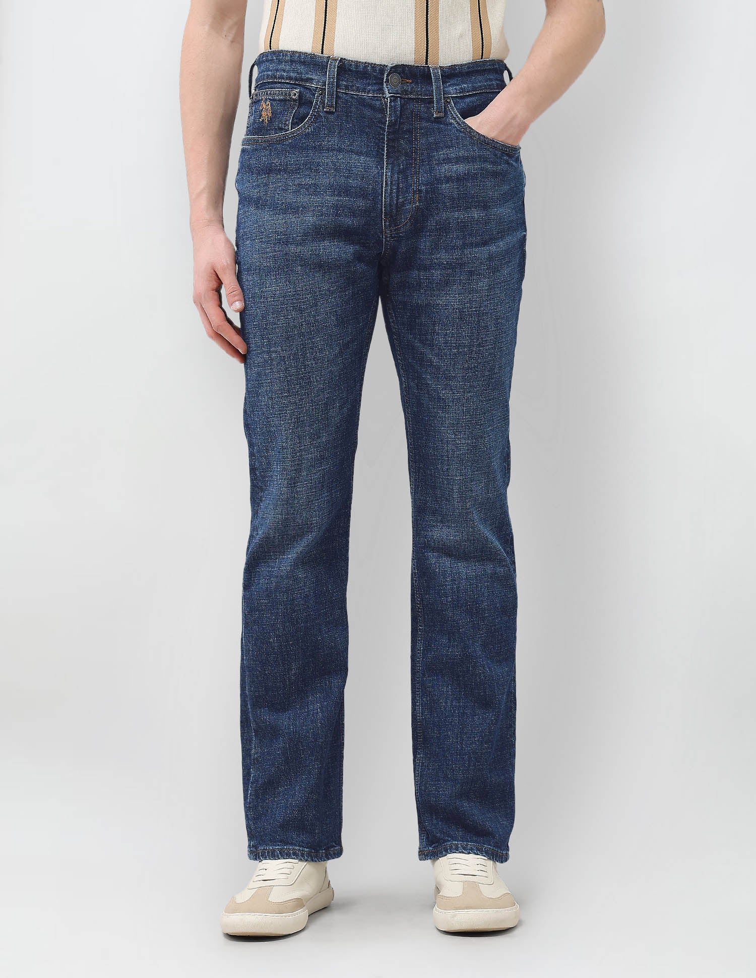 Connor Boot Cut Fit Blue Jeans - Image 6