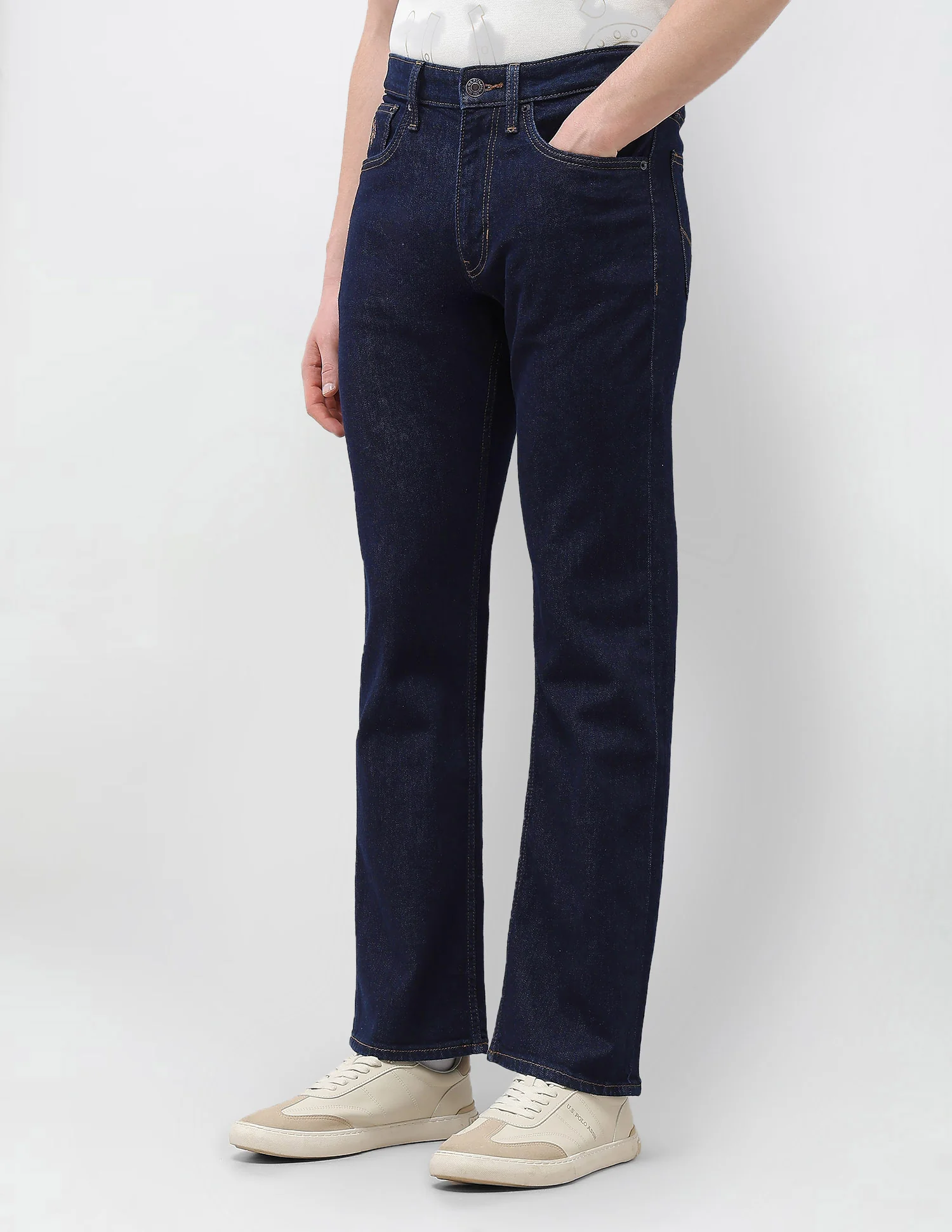Connor Boot Cut Fit Blue Jeans - Image 4