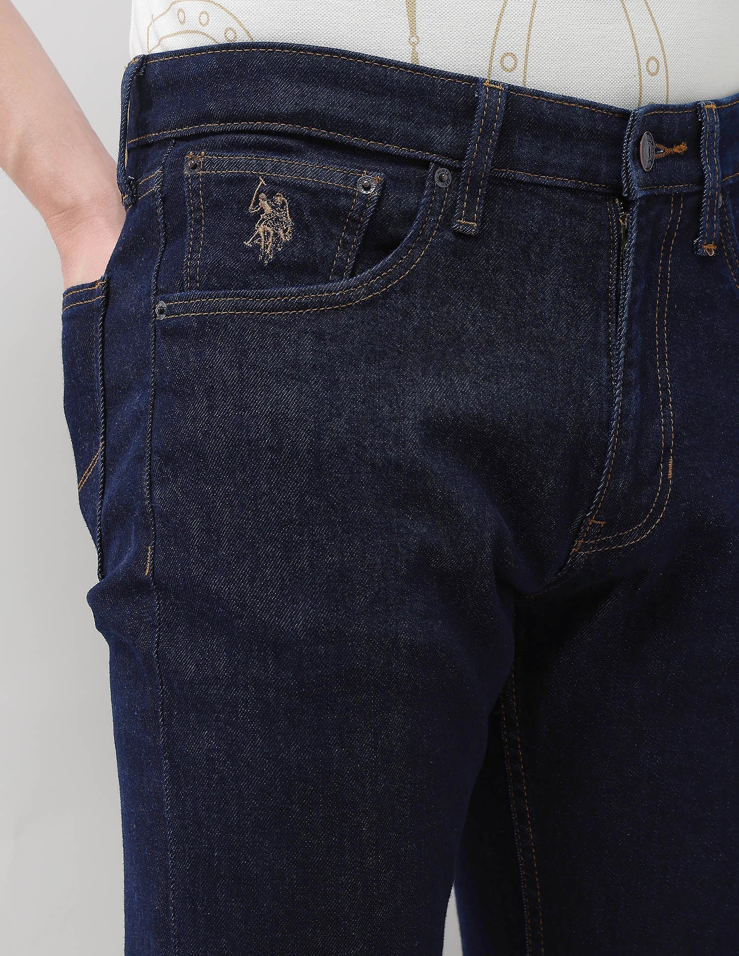 Connor Boot Cut Fit Blue Jeans - Image 7