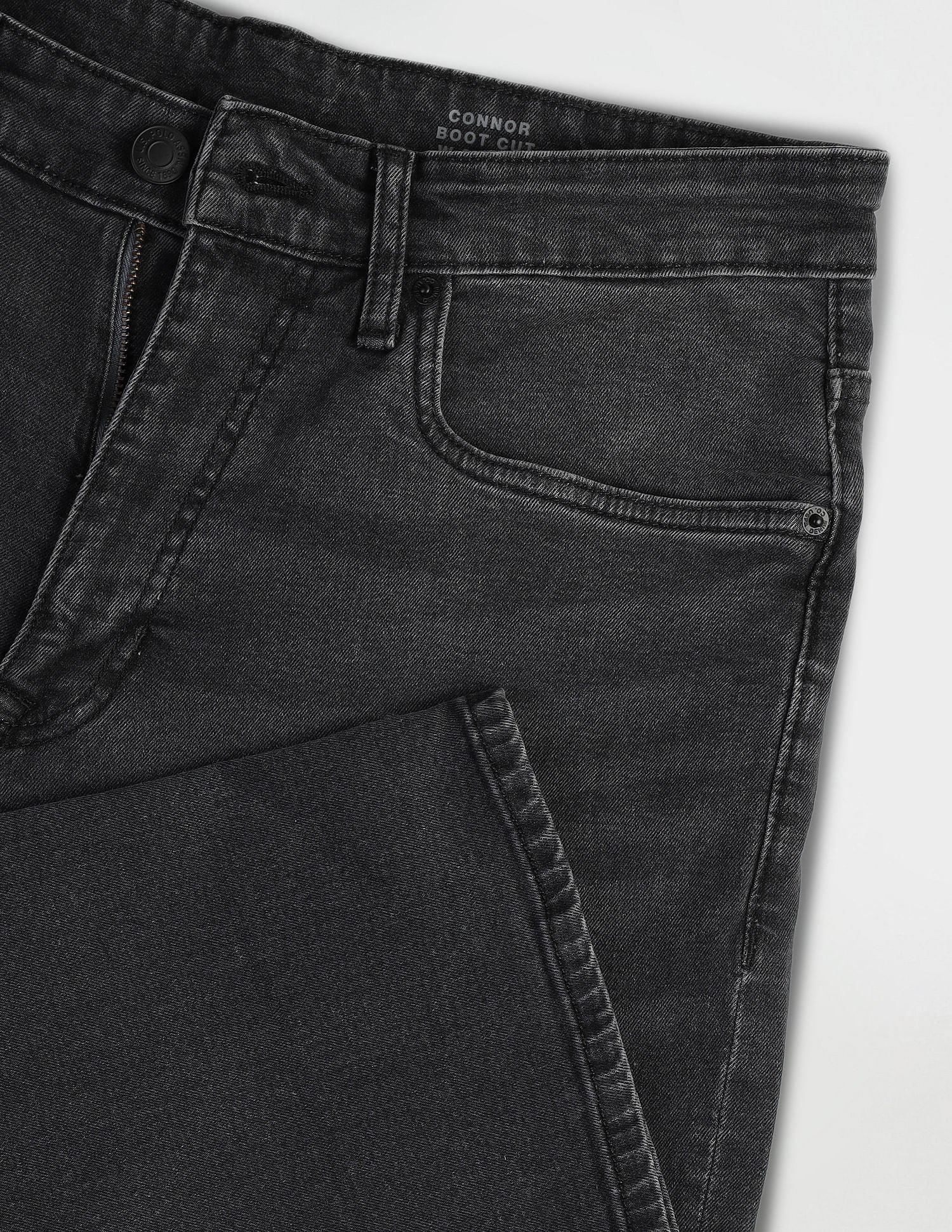 Connor Boot Cut Grey Jeans - Image 2