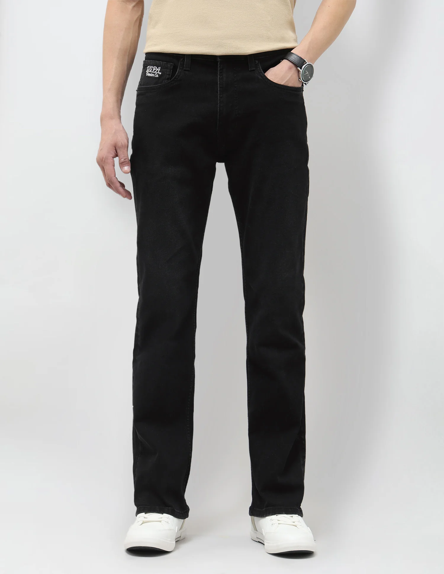 Connor Bootcut Black Jeans