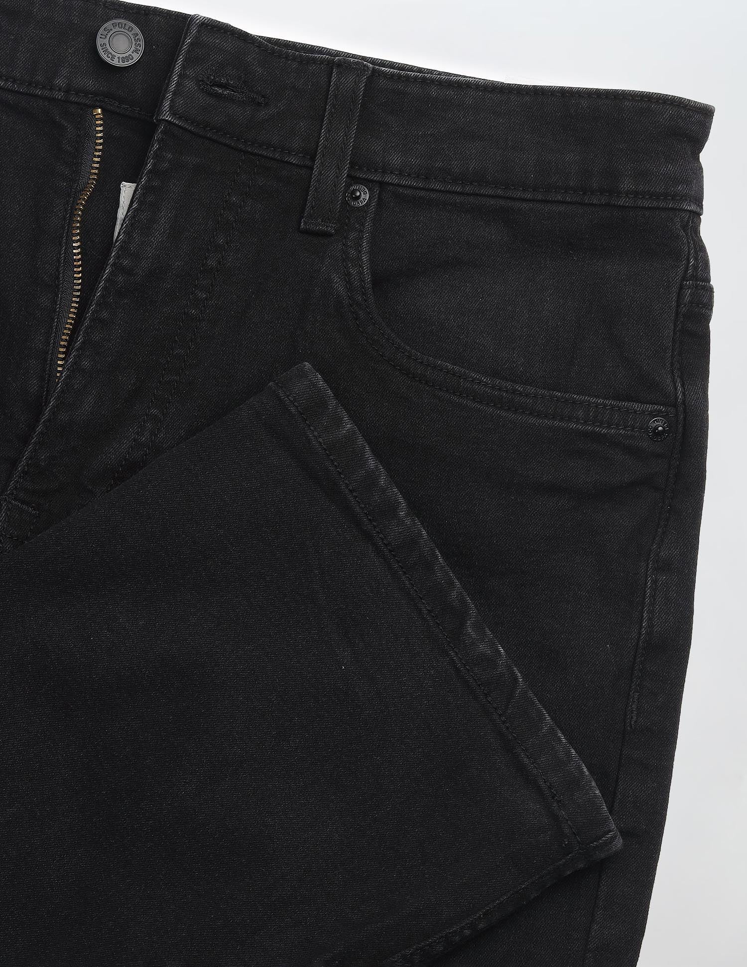 Connor Bootcut Black Jeans - Image 2