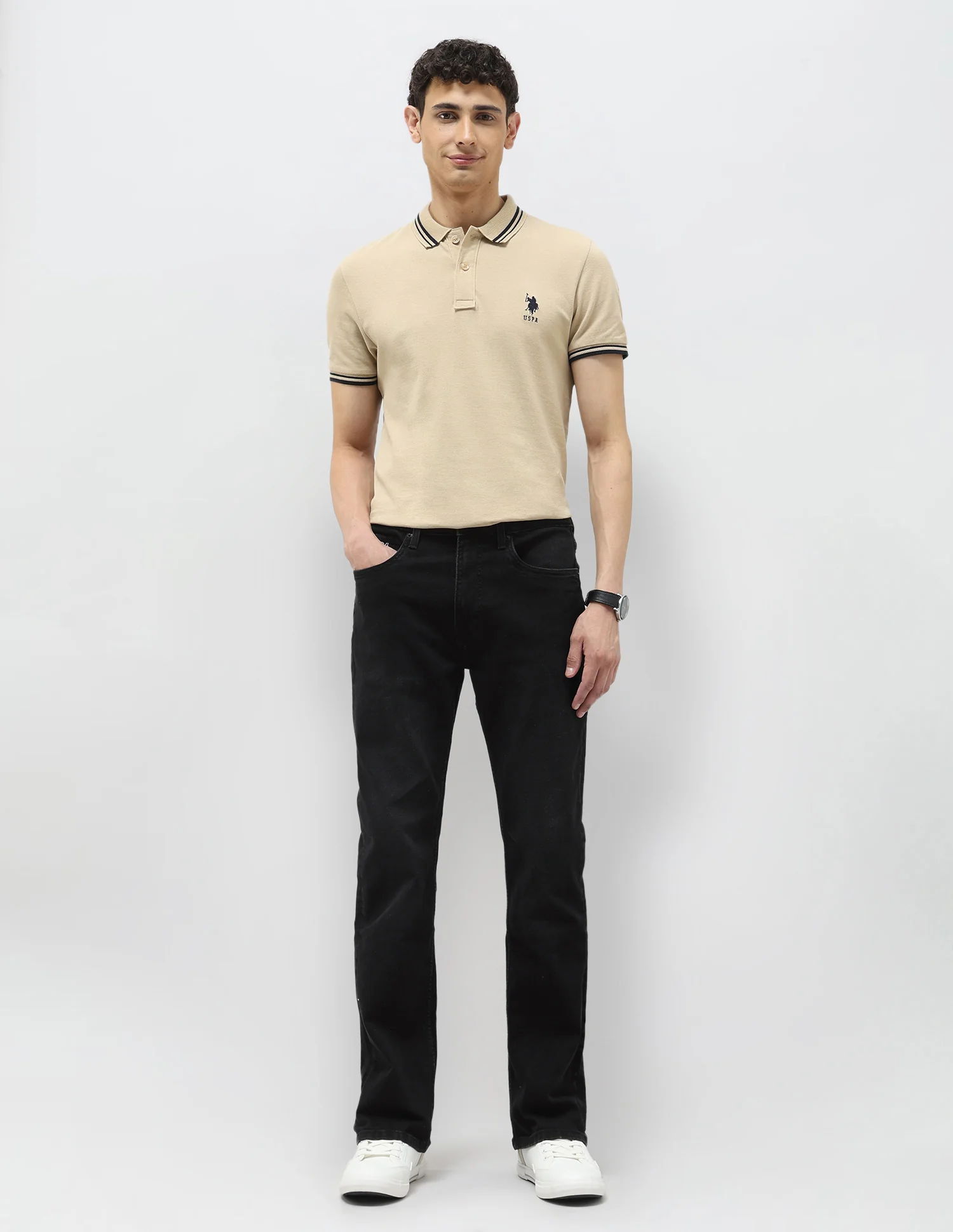 Connor Bootcut Black Jeans - Image 3