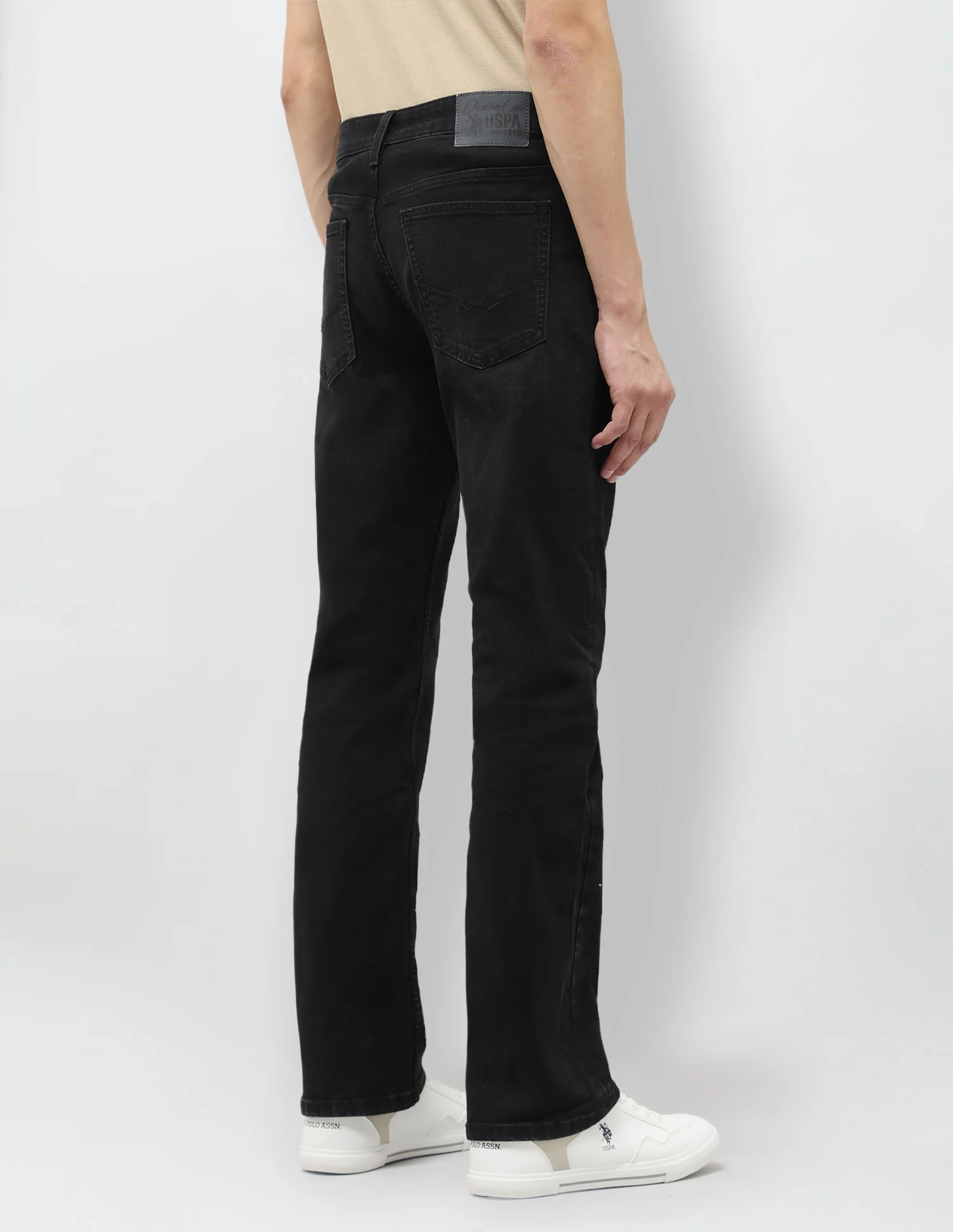 Connor Bootcut Black Jeans - Image 5