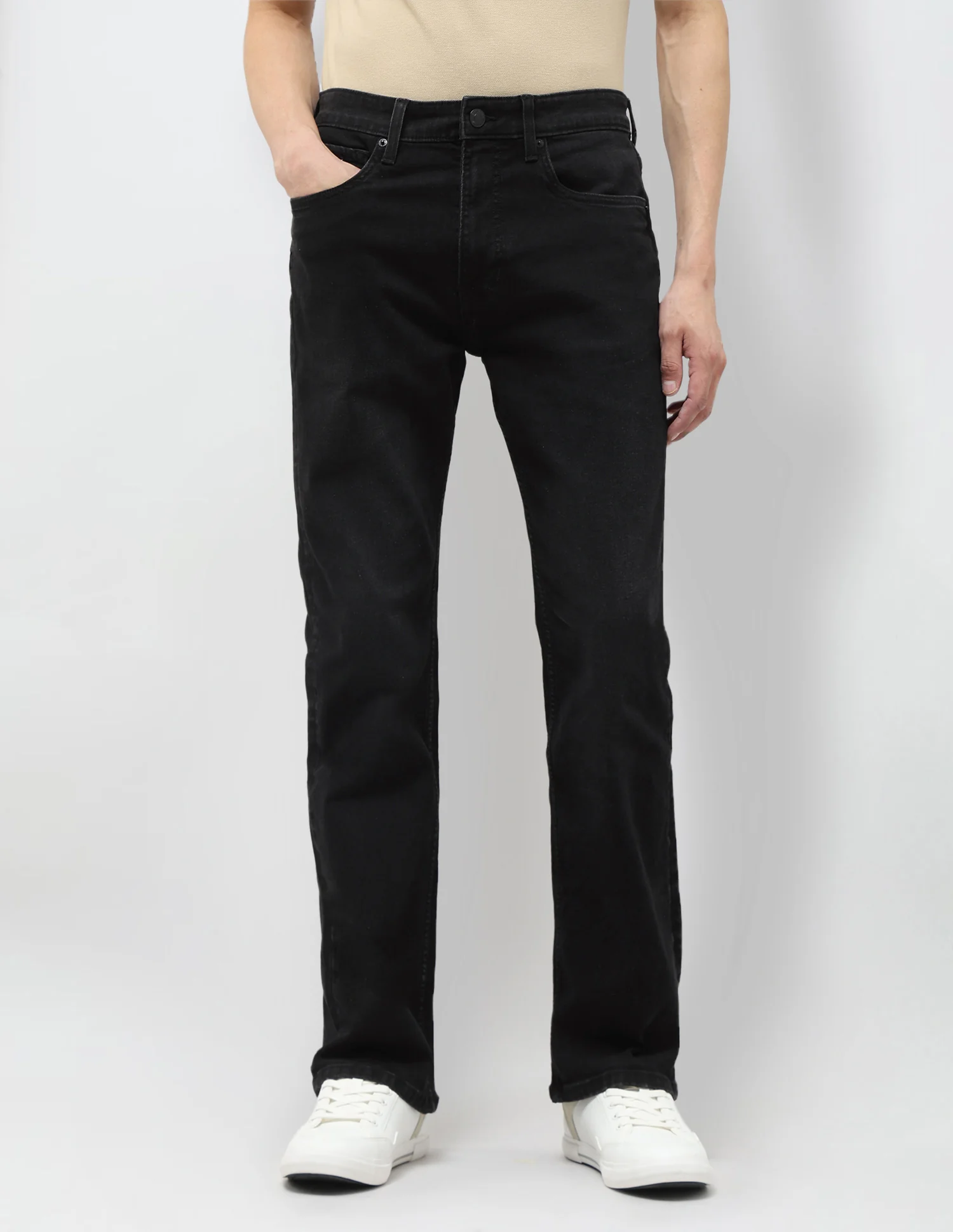 Connor Bootcut Black Jeans - Image 6