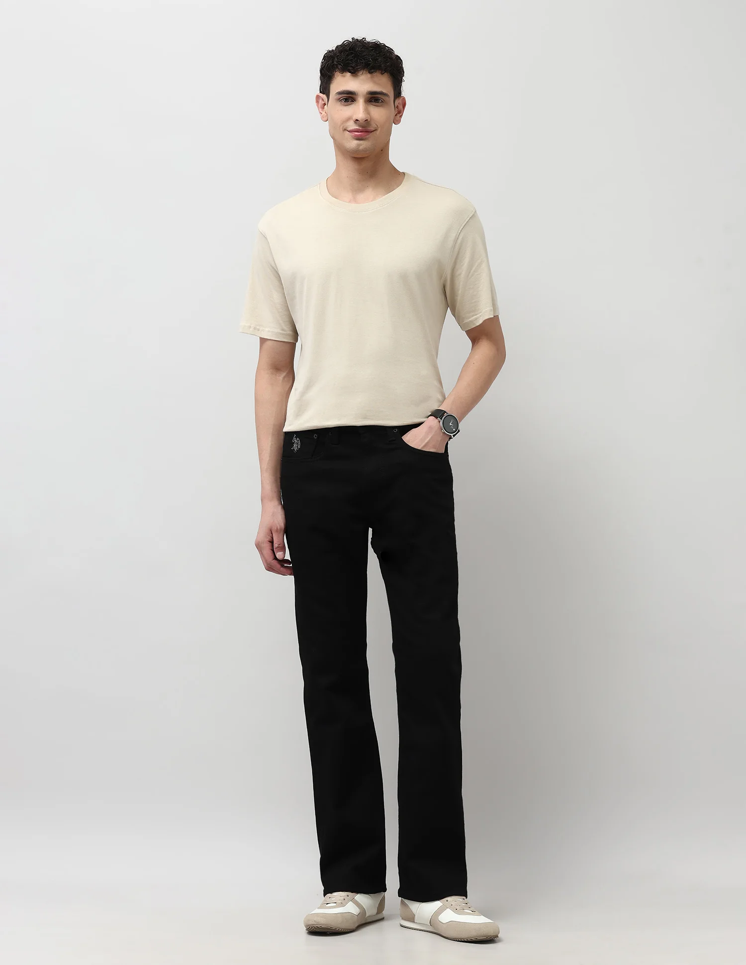 Connor Bootcut Black Jeans - Image 3