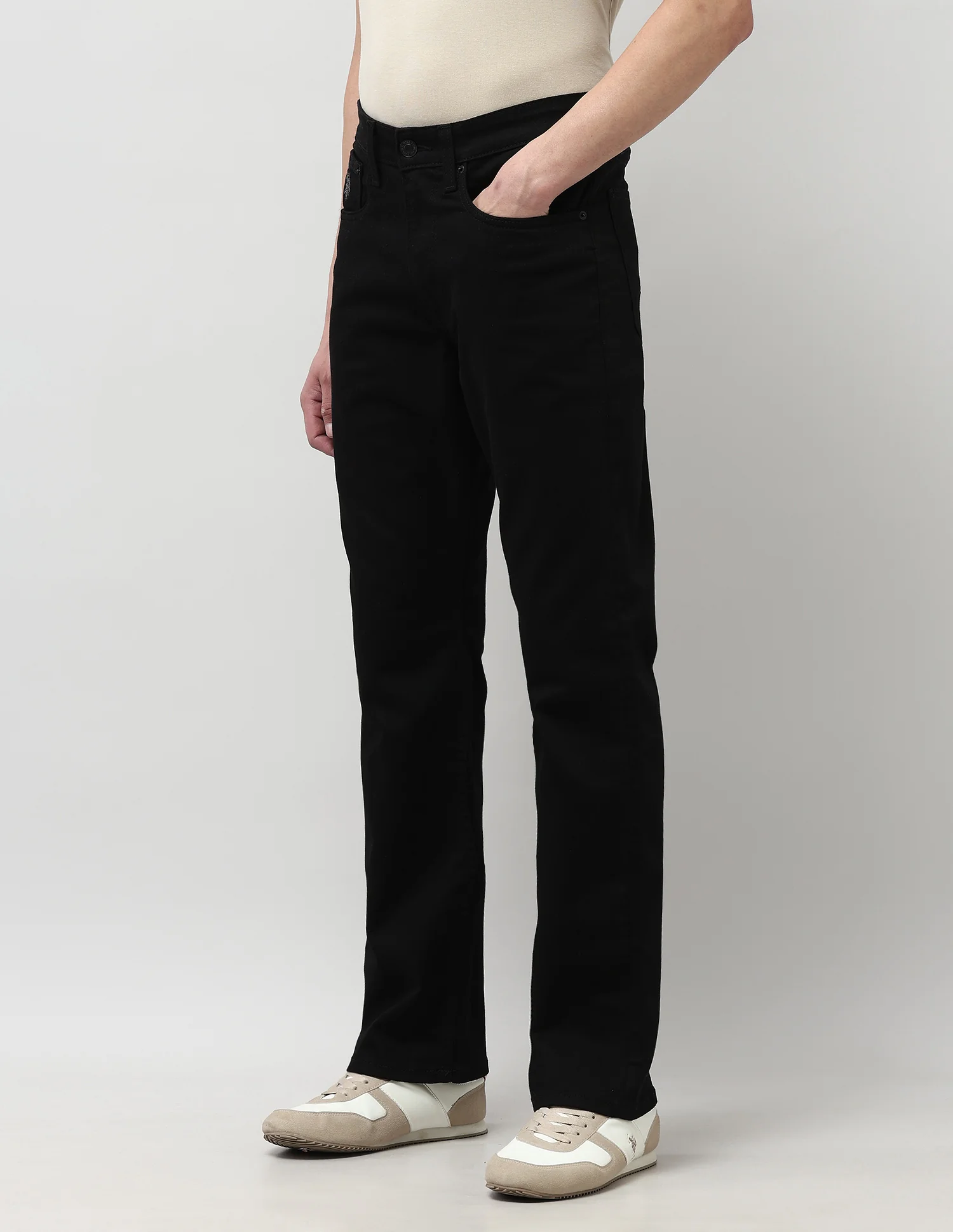 Connor Bootcut Black Jeans - Image 4