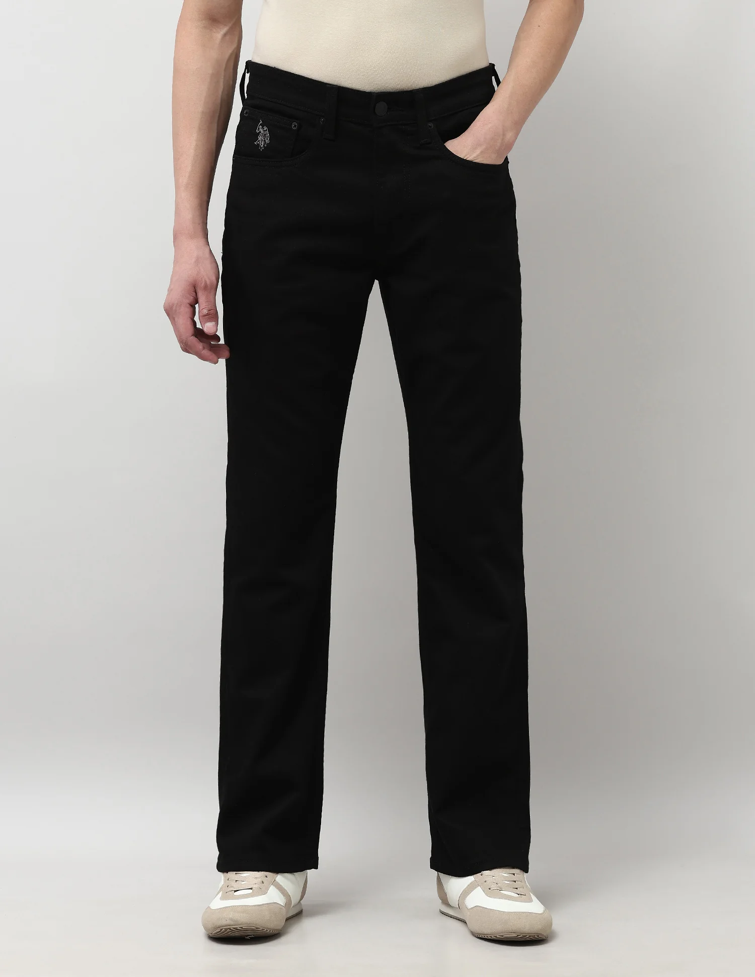 Connor Bootcut Black Jeans - Image 6