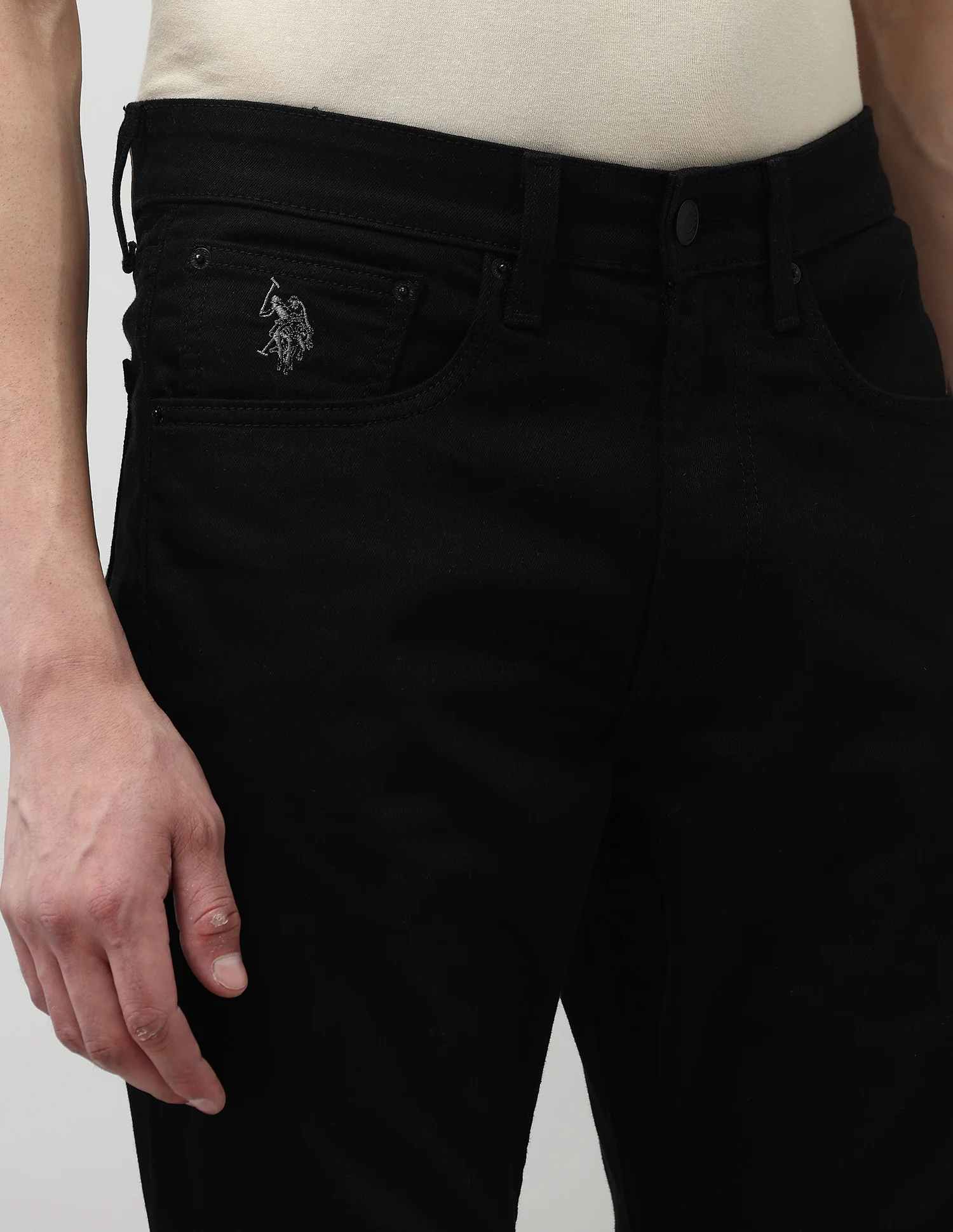 Connor Bootcut Black Jeans - Image 7