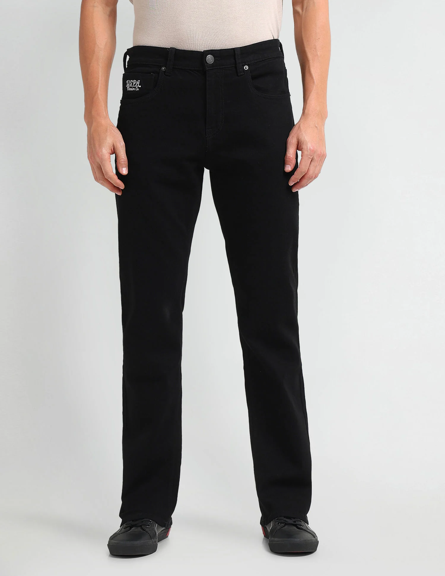 Connor Bootcut Black Jeans - Image 6