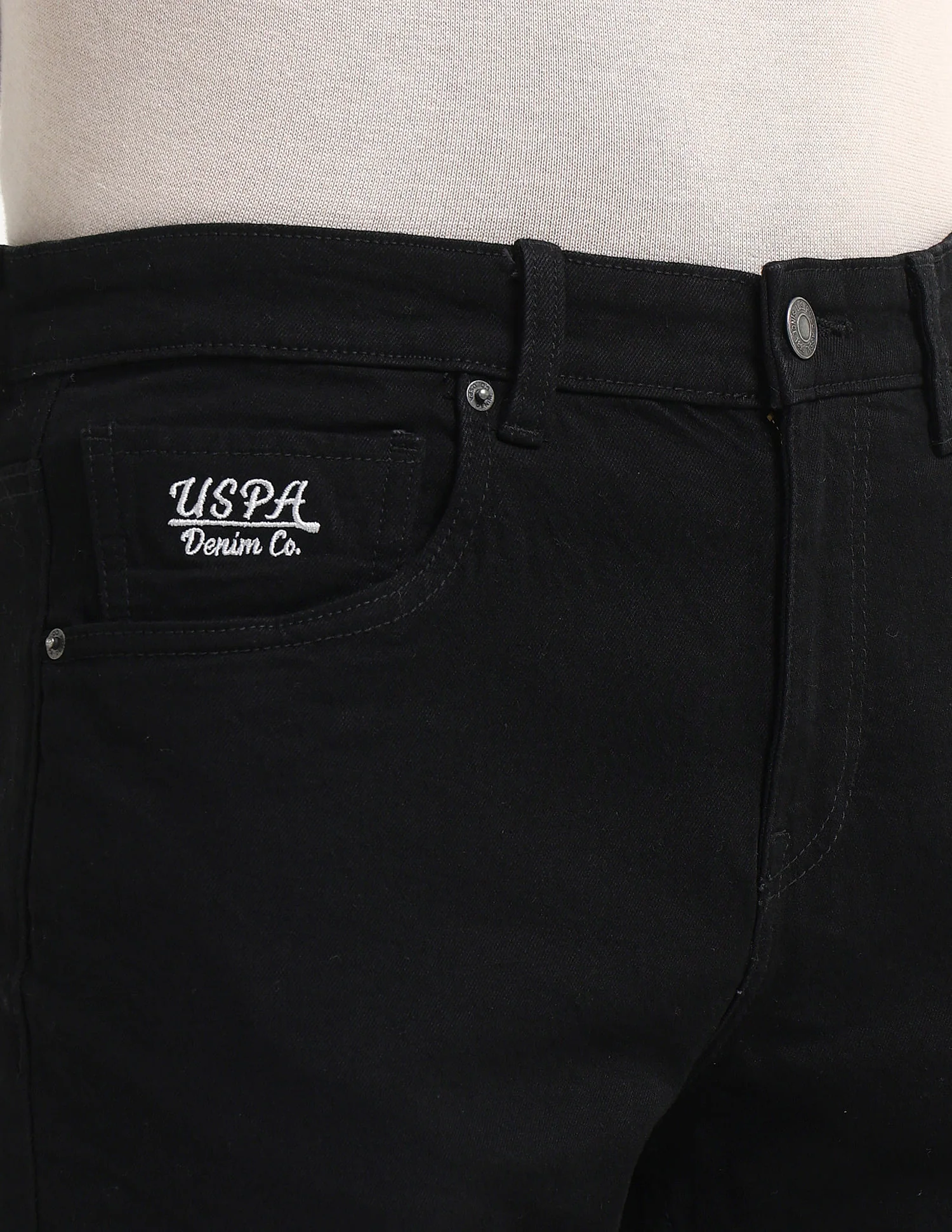Connor Bootcut Black Jeans - Image 7