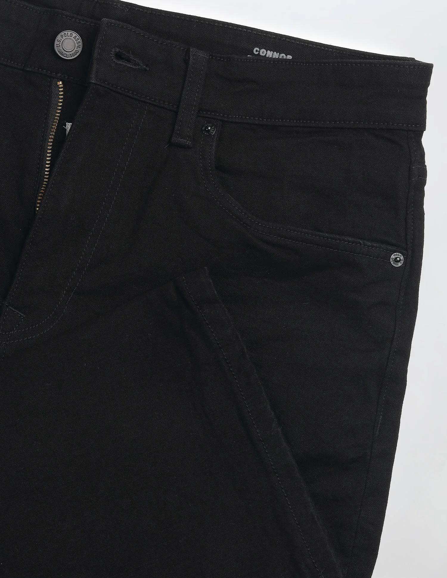 Connor Bootcut Black Jeans - Image 2