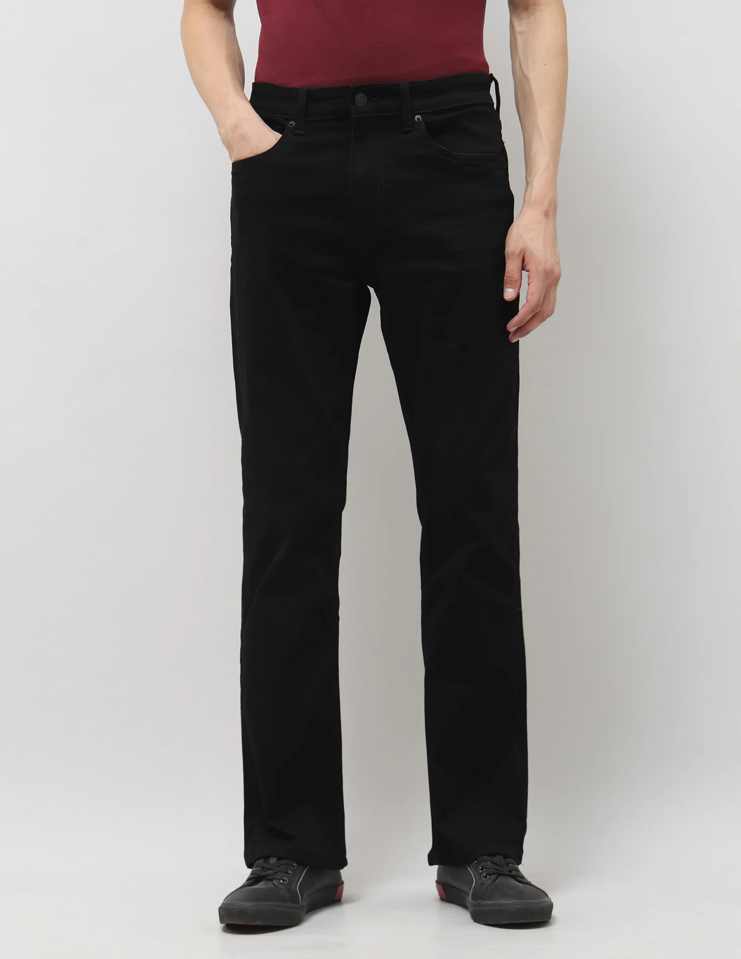 Connor Bootcut Black Jeans - Image 6