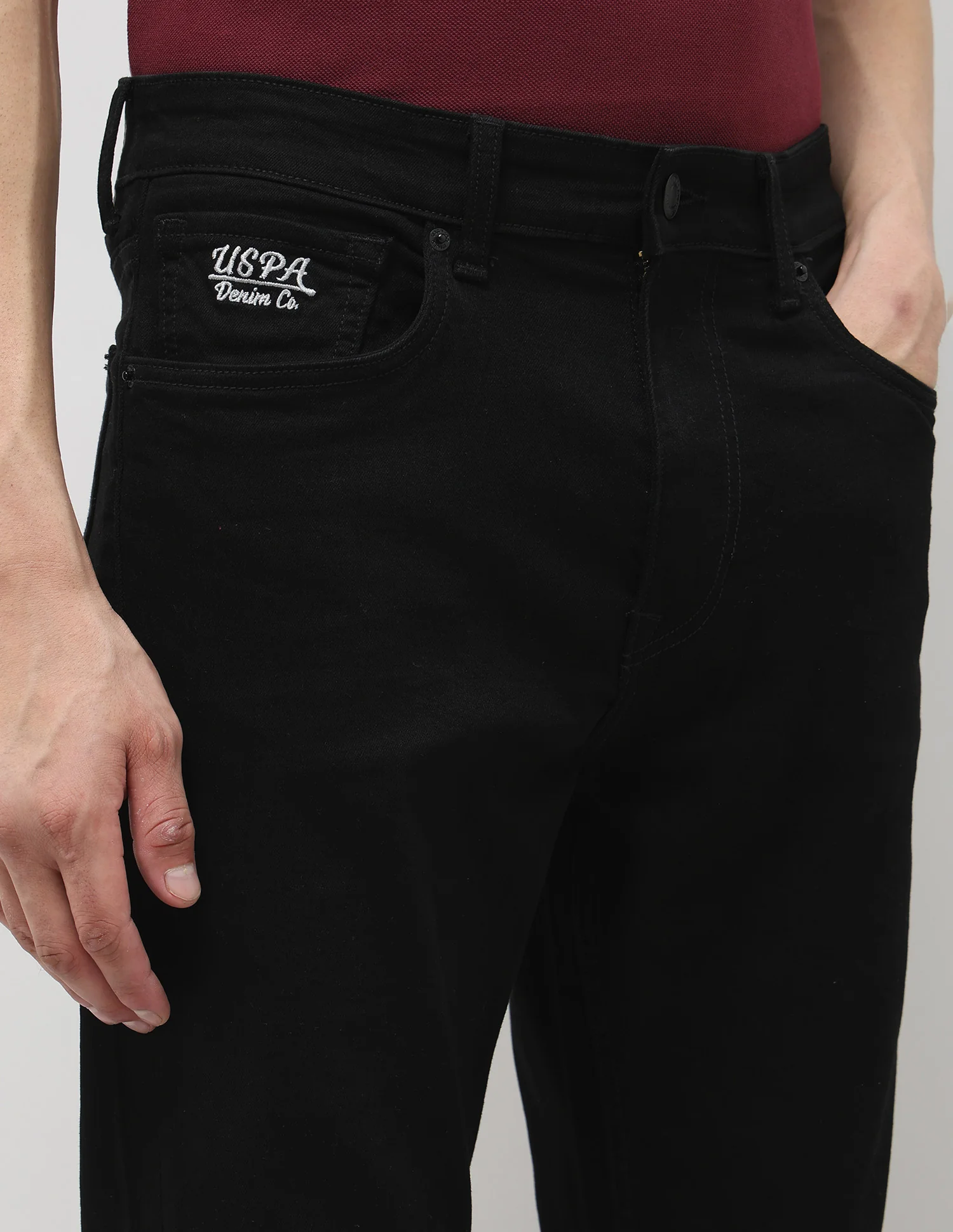 Connor Bootcut Black Jeans - Image 7
