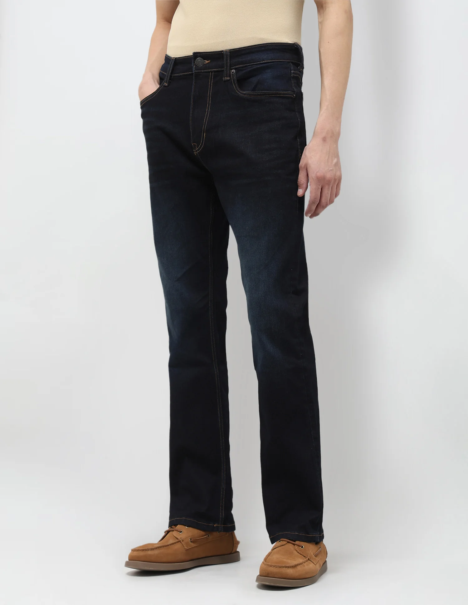 Connor Bootcut Blue Jeans - Image 4