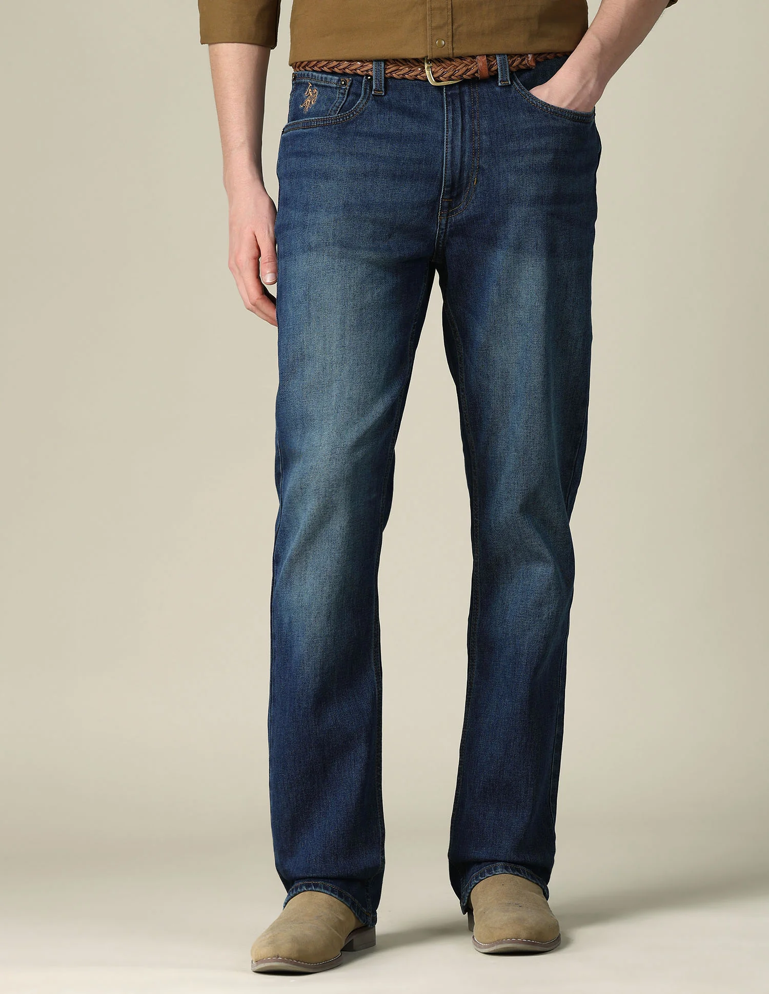 Connor Bootcut Blue Jeans