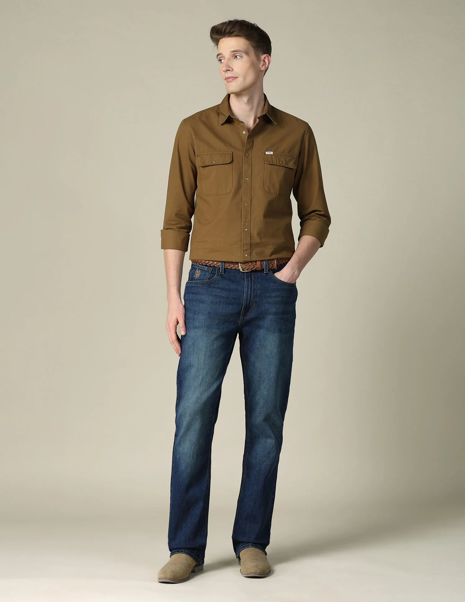 Connor Bootcut Blue Jeans - Image 3
